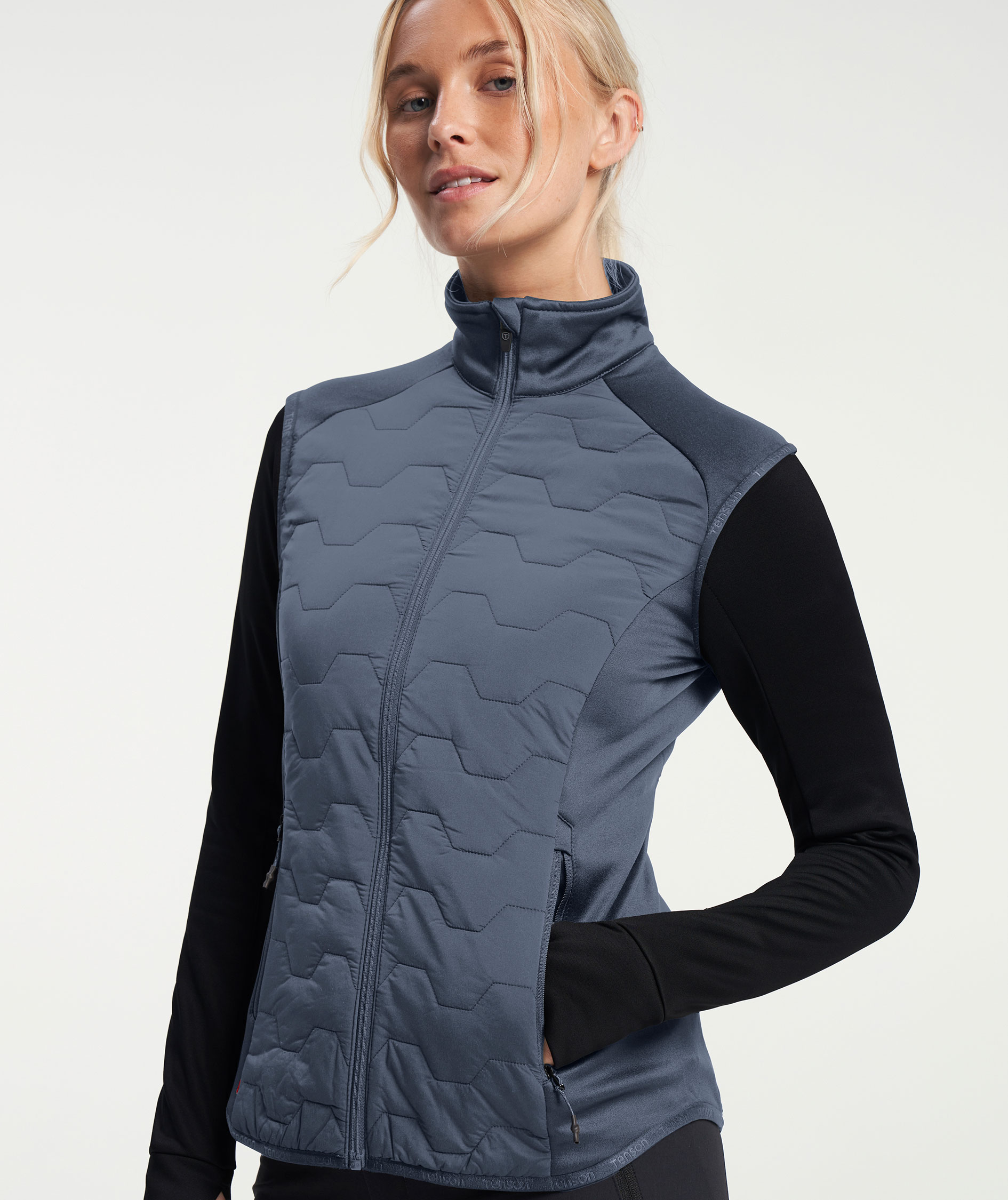 Tenson TXlite dame hybridvest, M&oslash;rkebl&aring;, large image number 7