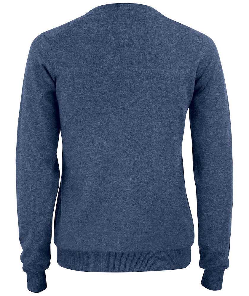 Cutter & Buck Oakville stickad tr&ouml;ja dam, Navy melange