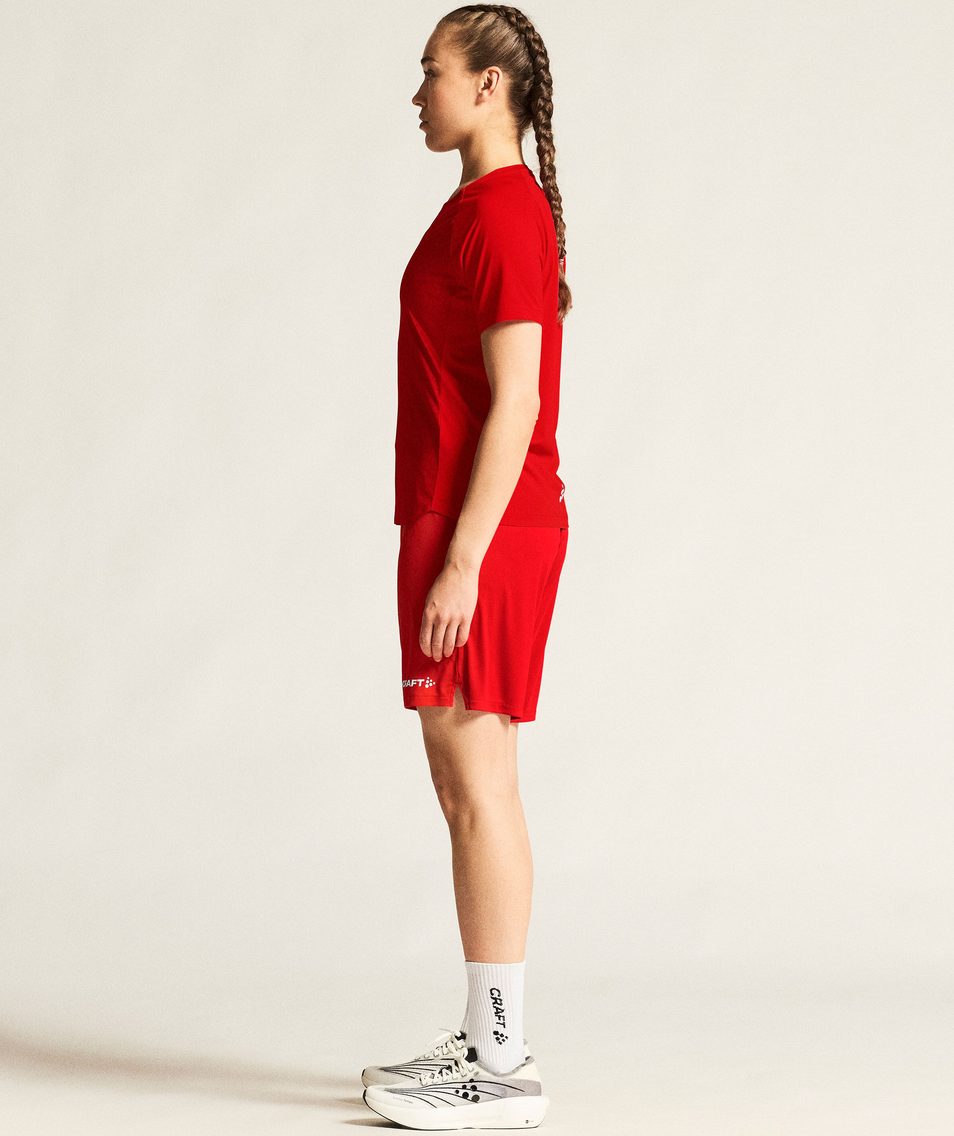 Craft Extend 2.0 Graphic dame T-skjorte, Bright red, large image number 9