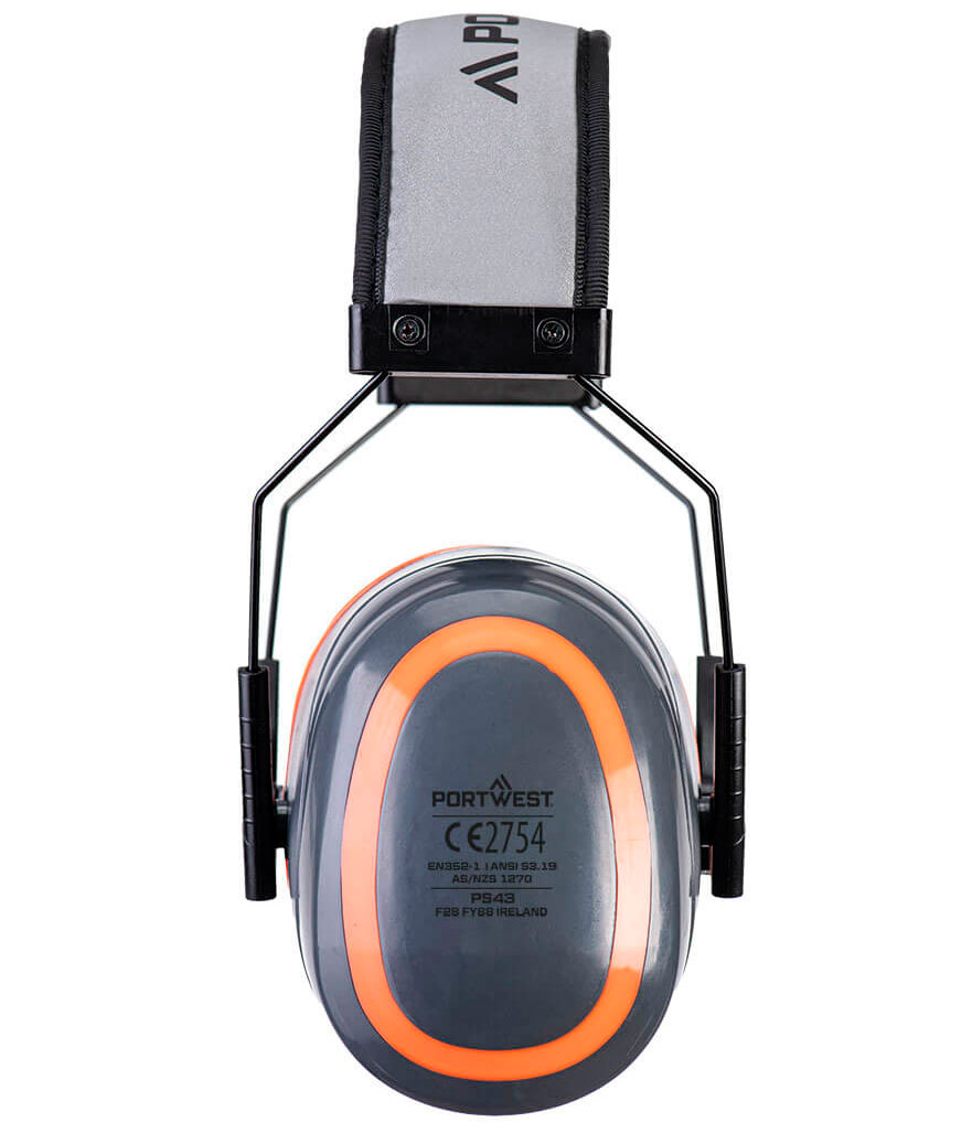Portwest PS43 HV Extreme h&ouml;rselk&aring;por, Gr&aring;/orange
