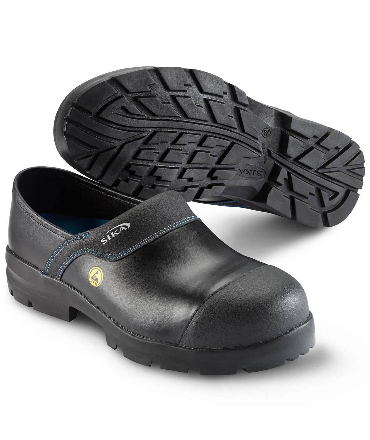 2nd quality product Sika Flex Light safety clogs with heel cover S3, Black, large image number 0