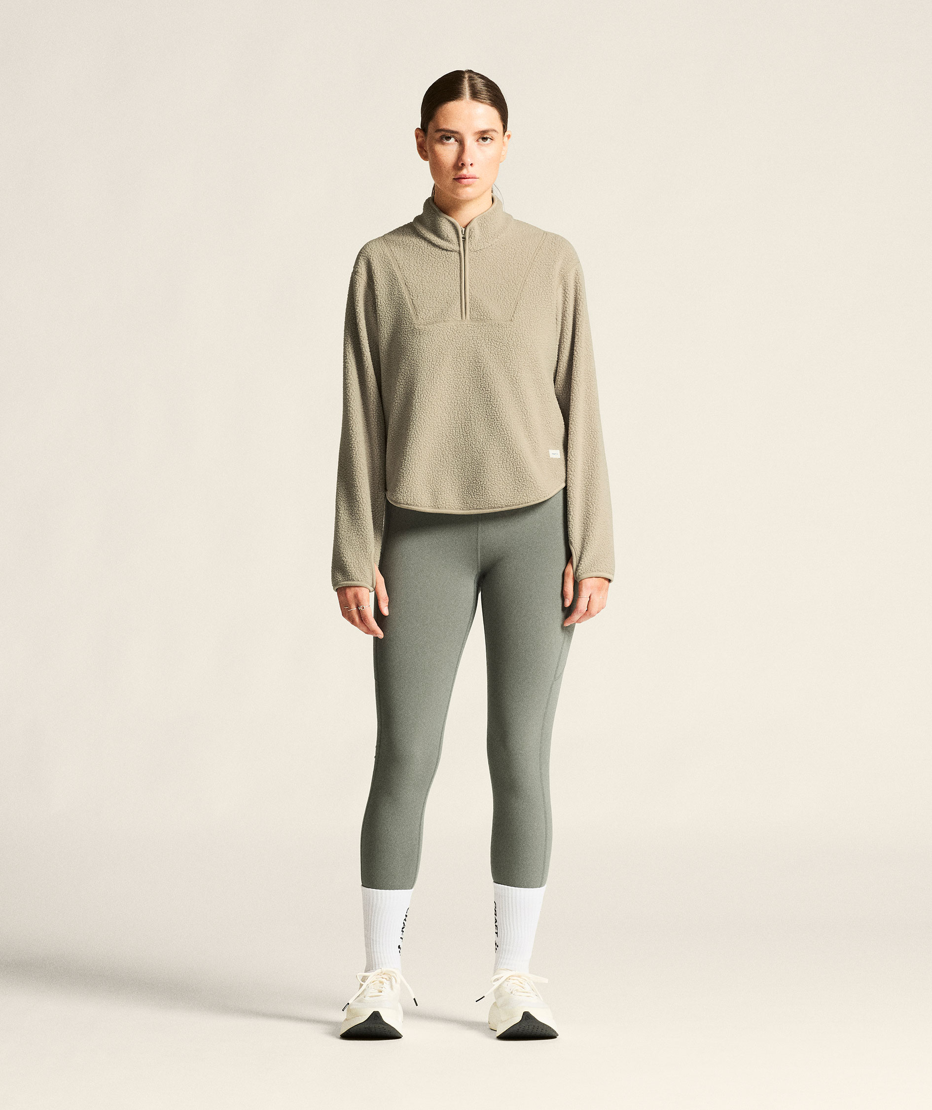 Craft Join half zip p&auml;lsfibertr&ouml;ja dam, Hay, large image number 8