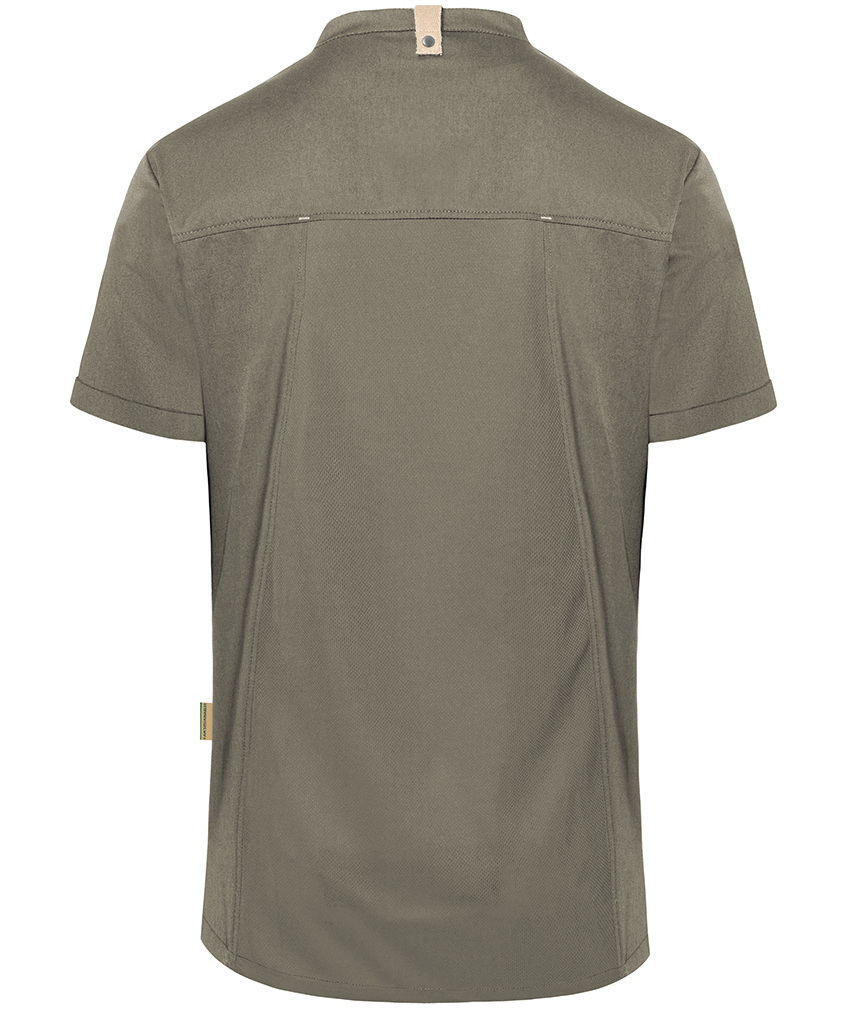 Karlowsky Green-generation kort&aelig;rmet kokkejakke, sage, large image number 2