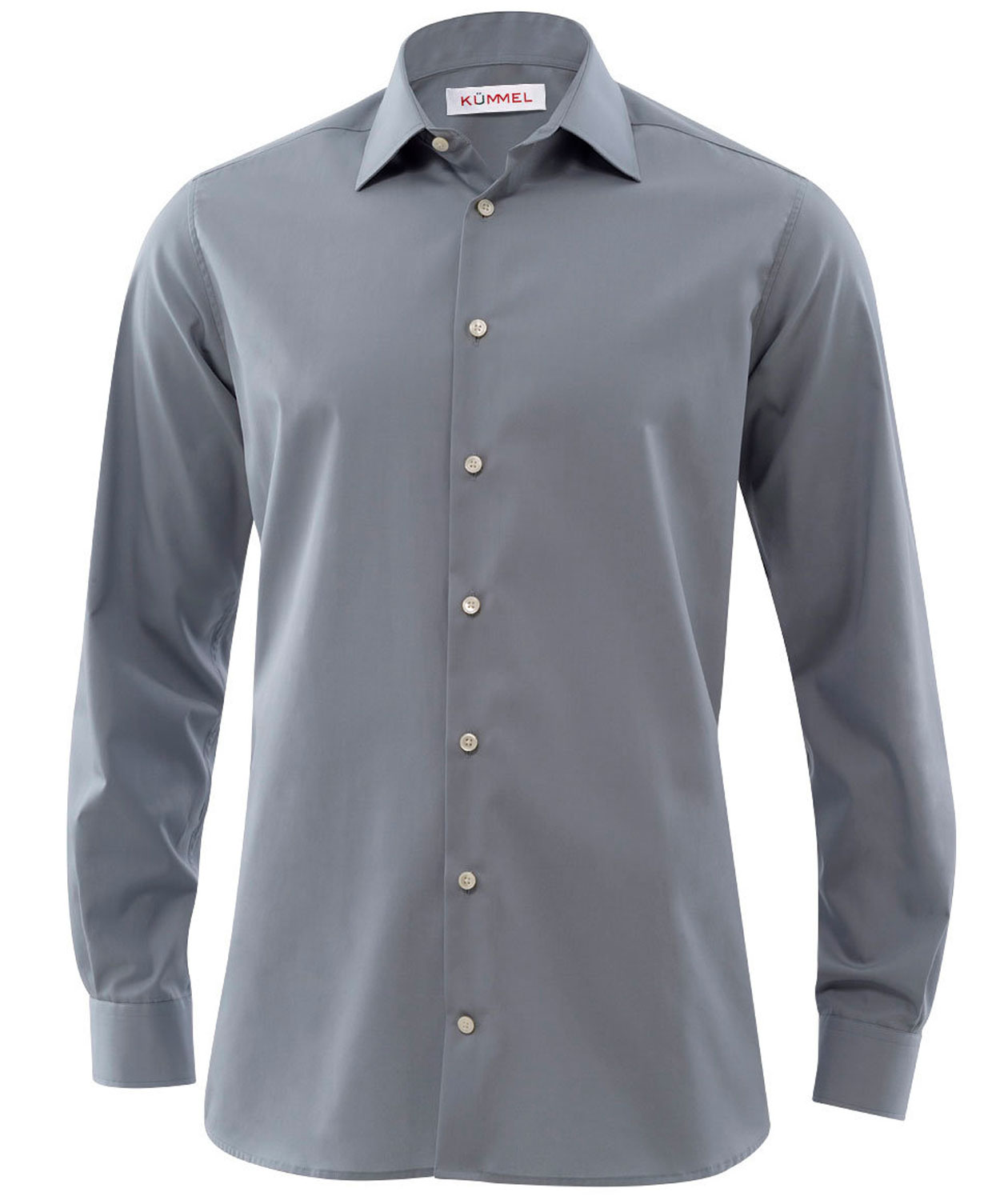 K&uuml;mmel Frankfurt Slim fit Hemd mit extra &Auml;rmell&auml;nge, Grau, Grau, swatch