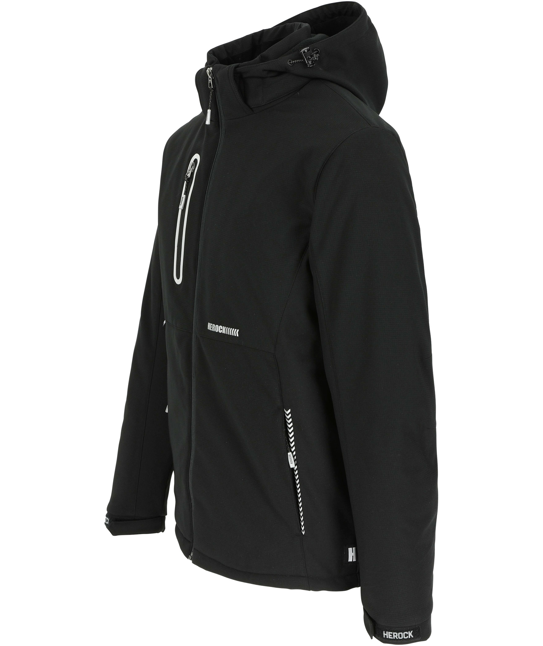 HEROCK Taris lined softshell jacket, Black, large image number 7