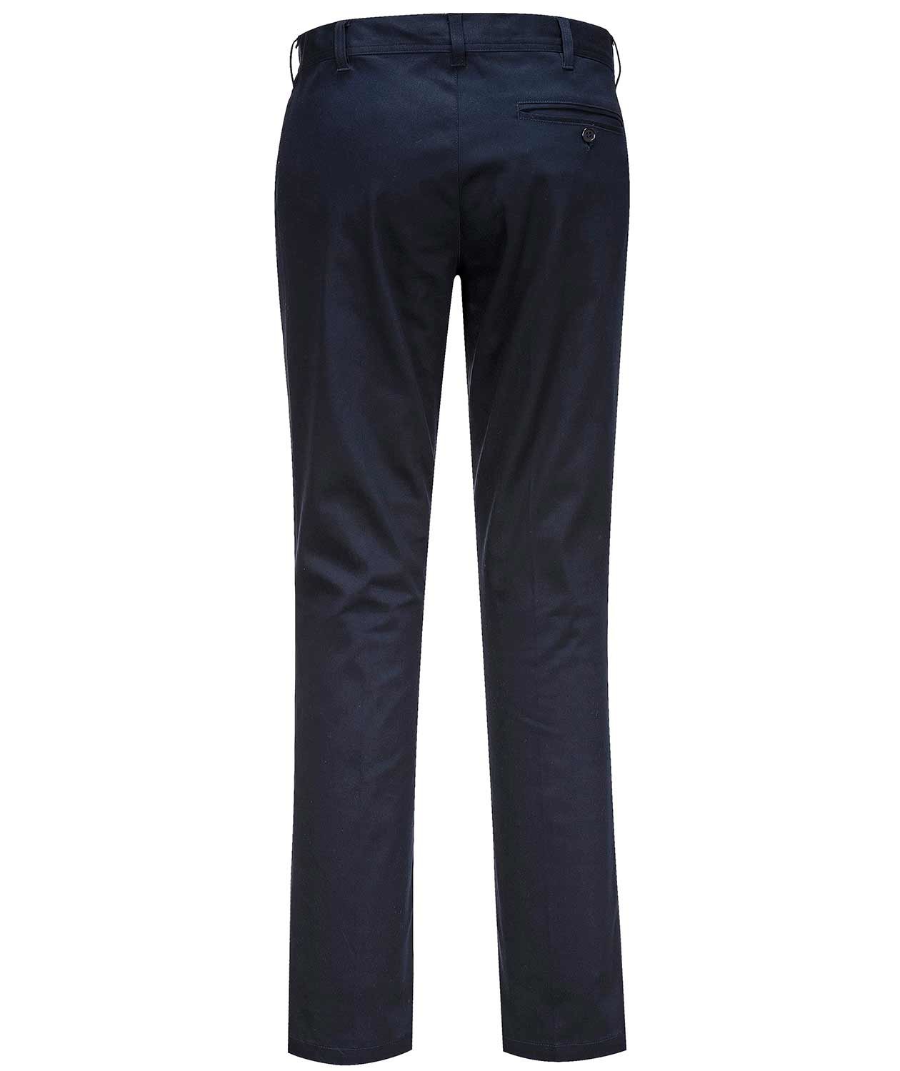 Portwest stretch slim servicebukser, M&oslash;rk Marine, large image number 1