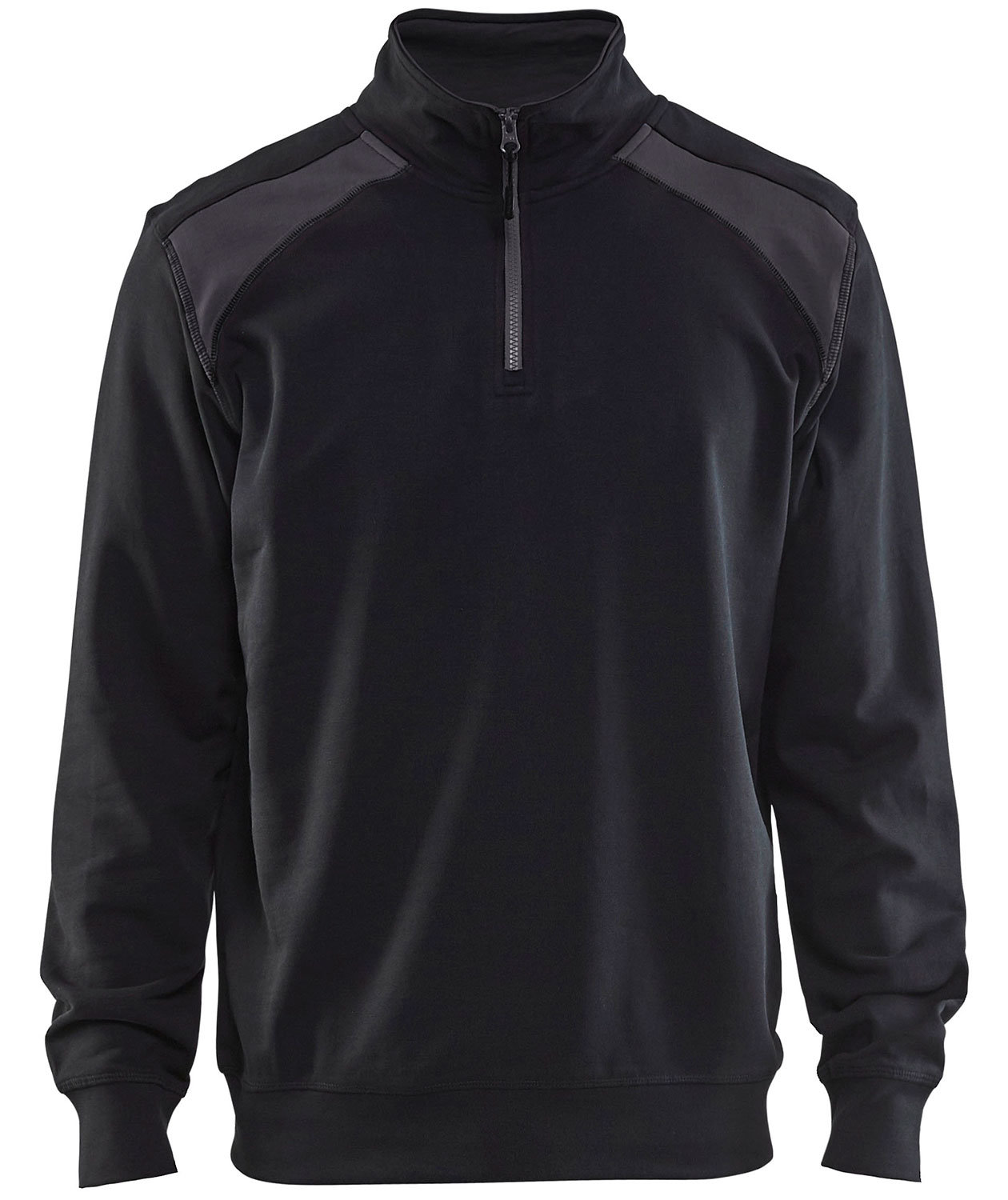 Bl&aring;kl&auml;der Unite Half-Zip sweatshirt, Black/Dark Grey, Black/Dark Grey, swatch