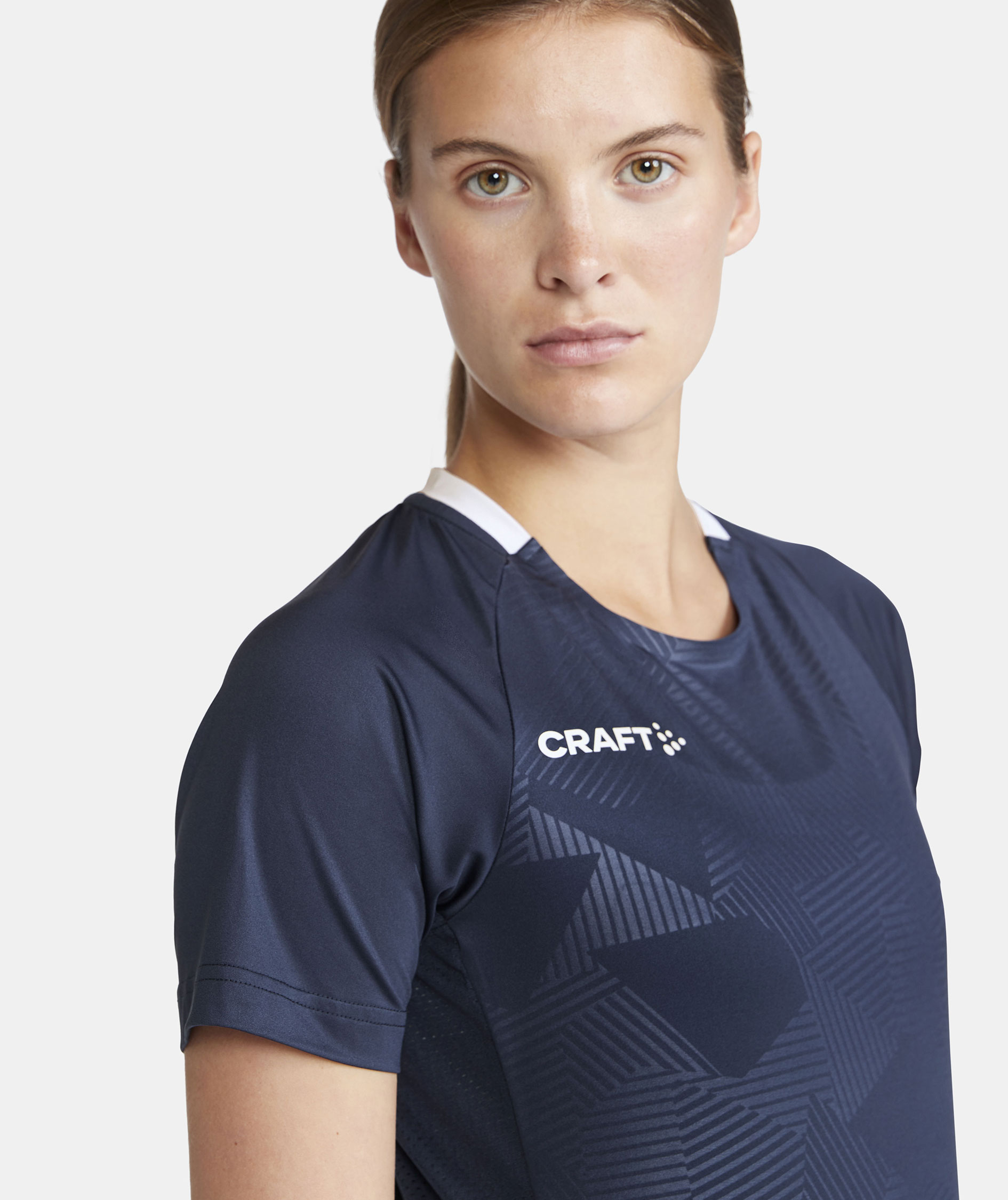 Craft Premier Solid Jersey dame T-shirt, Navy, large image number 3