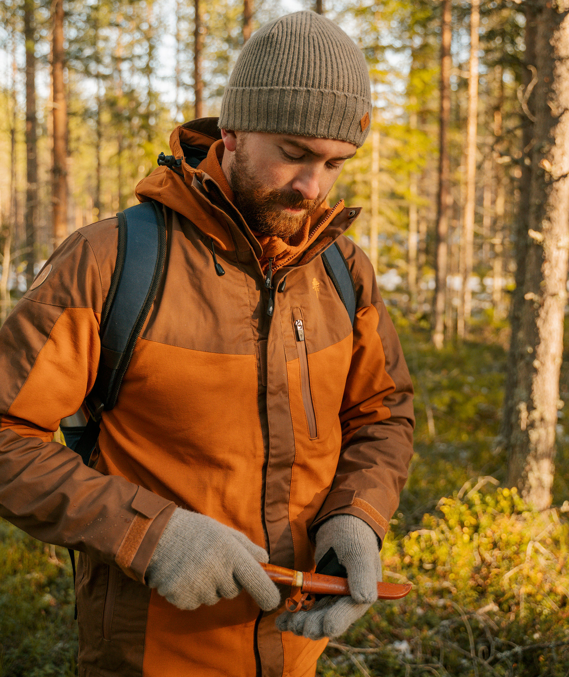 Pinewood Finnveden Hybrid Extreme jakke, Fudge/Nougat, large image number 16