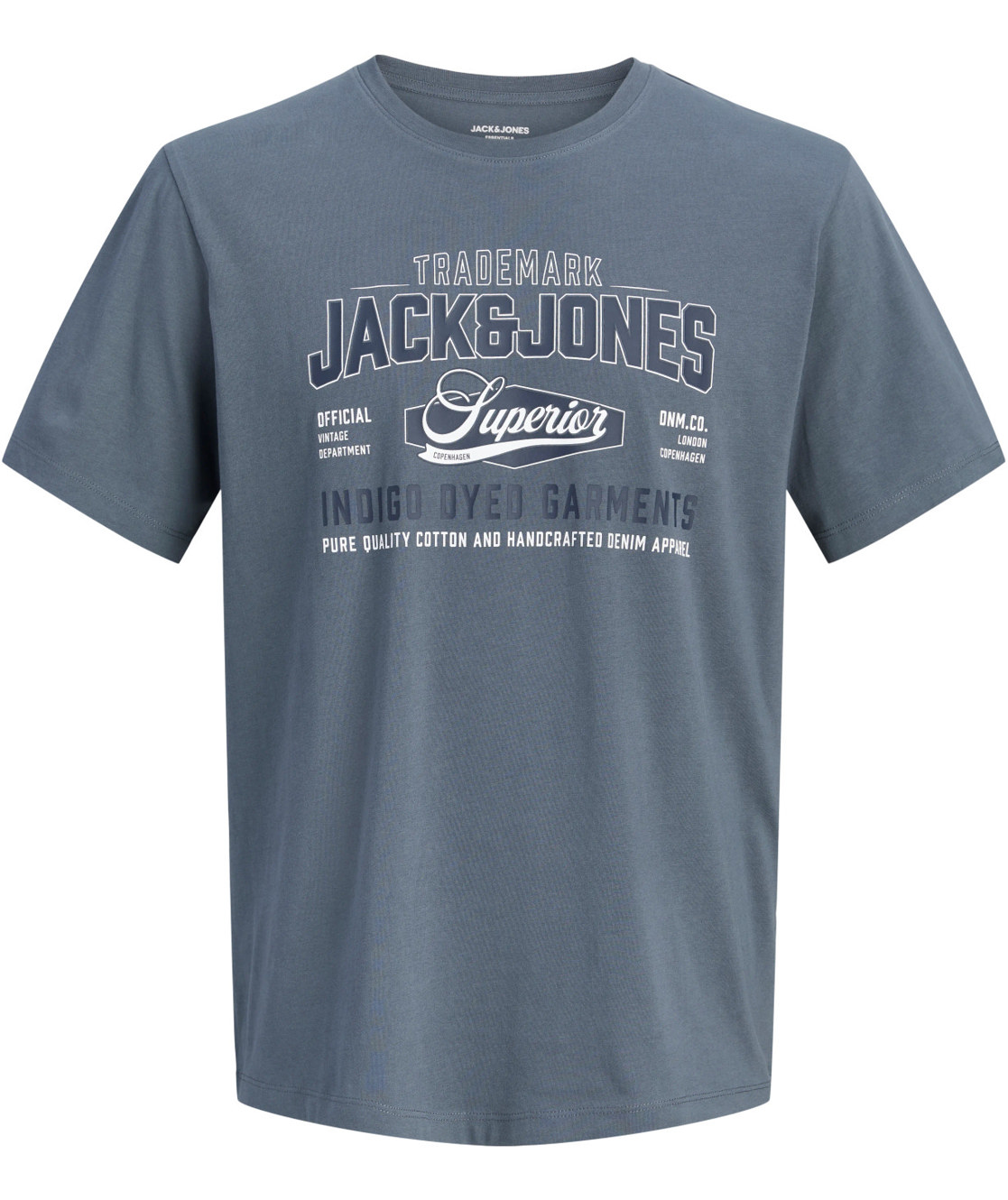 Jack & Jones JJELOGO T-skjorte, Turbulence, Turbulence, swatch