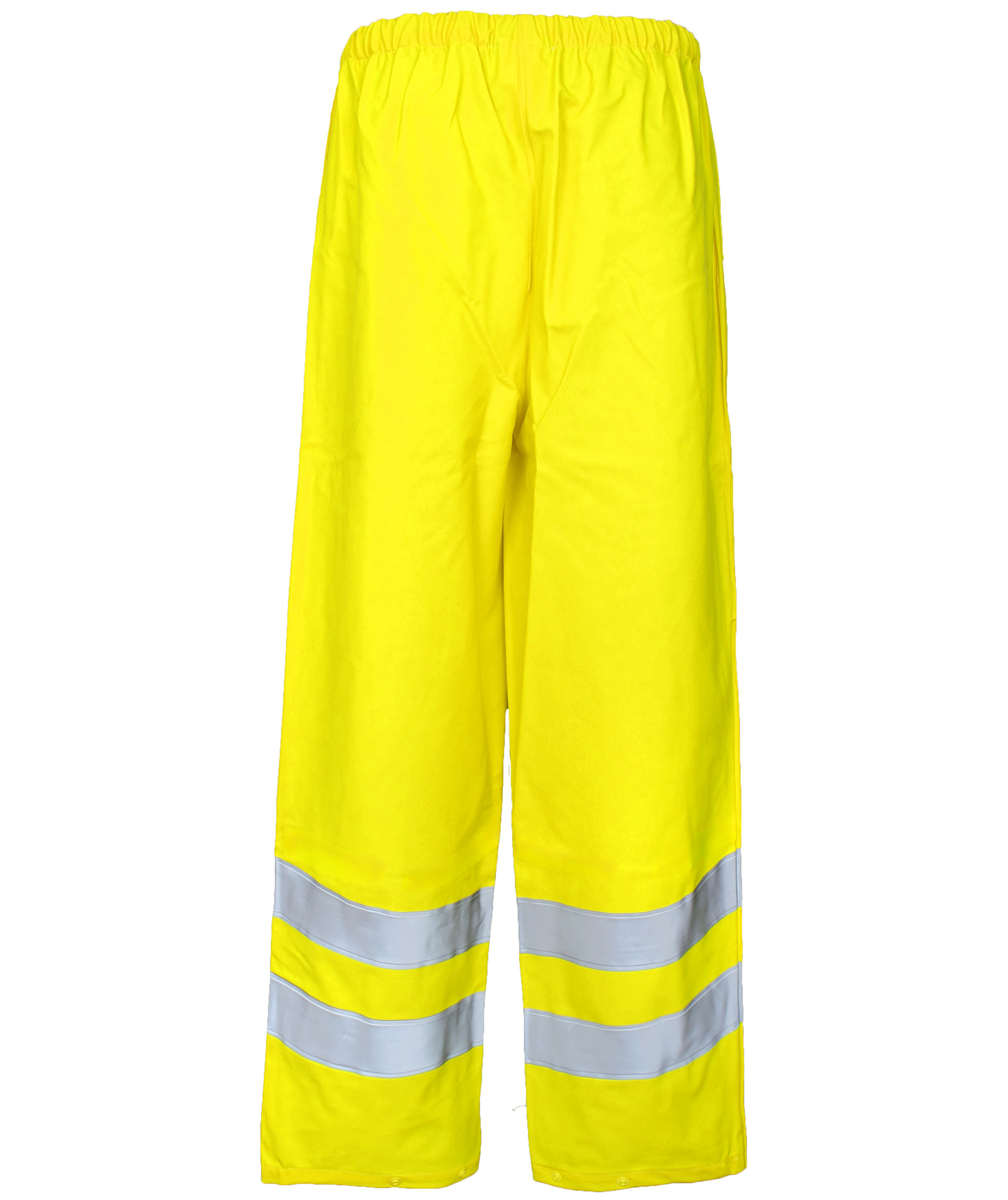 Lyngs&oslash;e PU/PVC regnbyxa, Varsel Gul