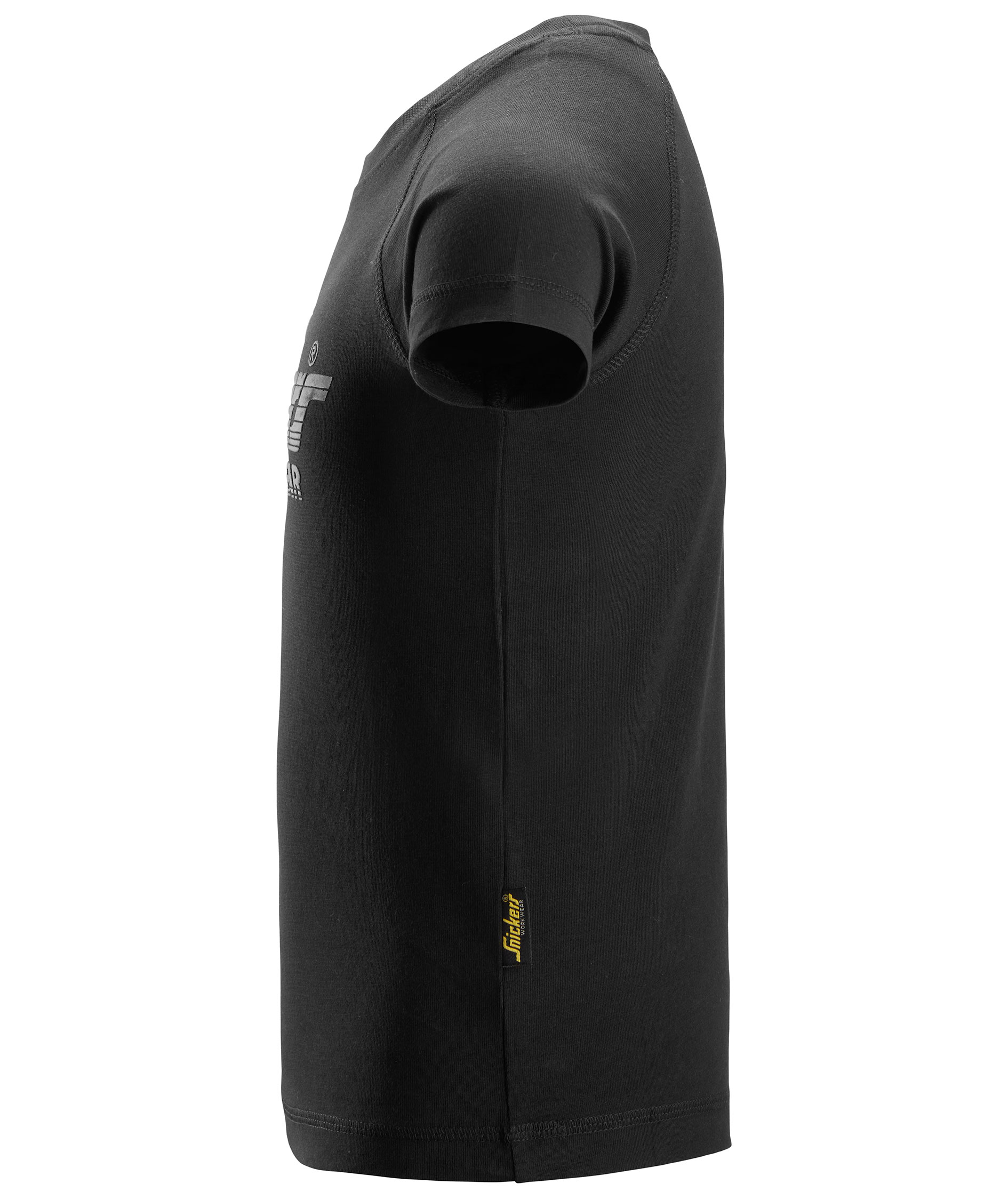 Snickers logo T-shirt 7514 til b&oslash;rn, Sort, large image number 4