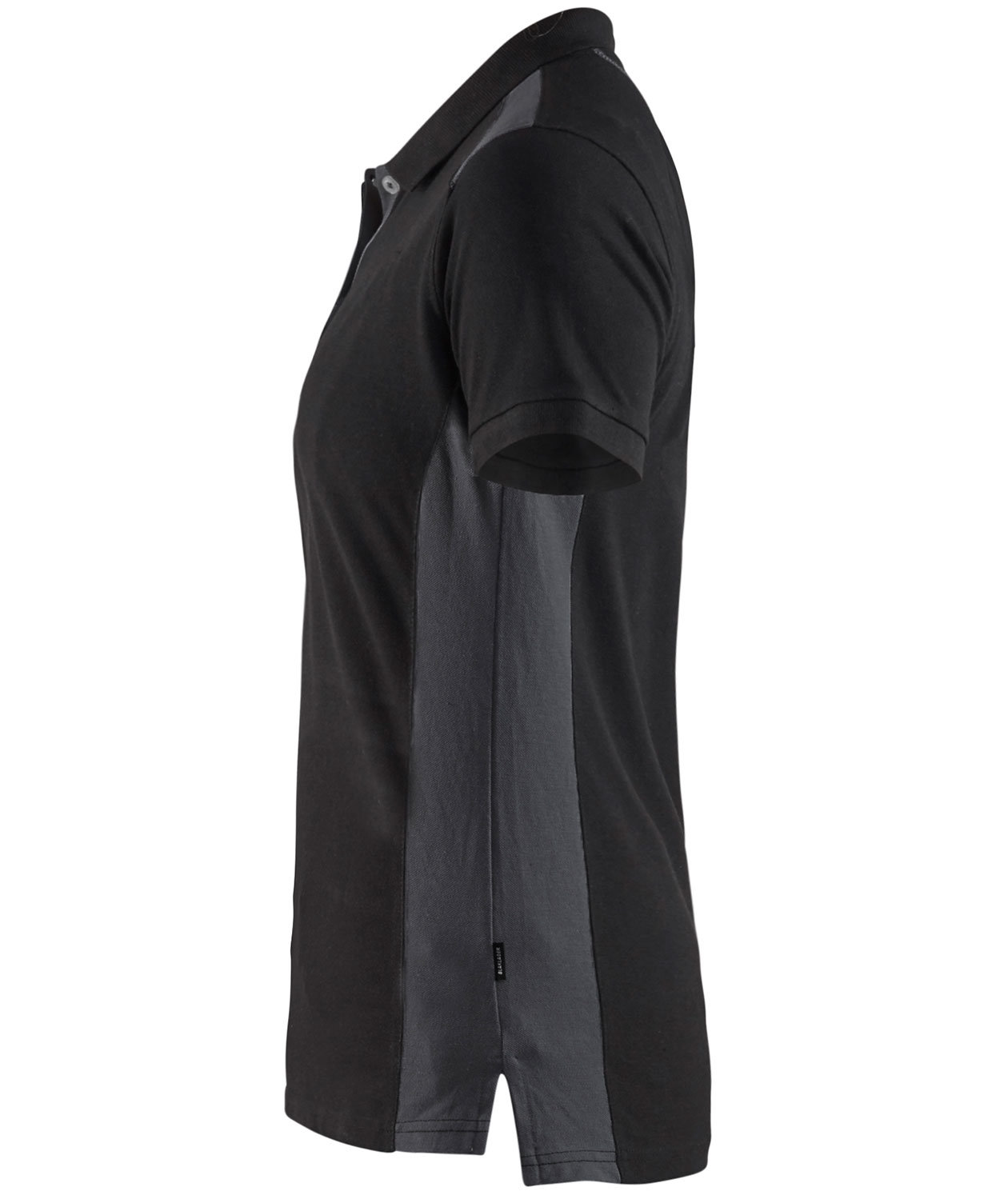 Bl&aring;kl&auml;der Unite women's polo t-shirt, Black/Dark Grey, large image number 2