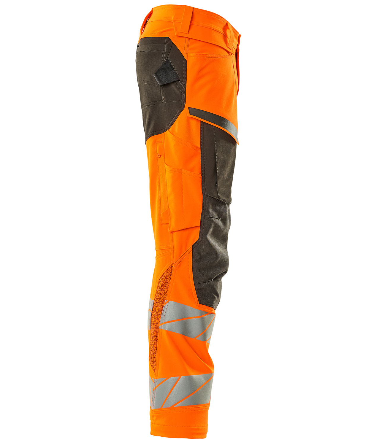 Mascot Accelerate Safe arbetsbyxa full stretch, Varsel Orange/M&oslash;rk antracit, large image number 3