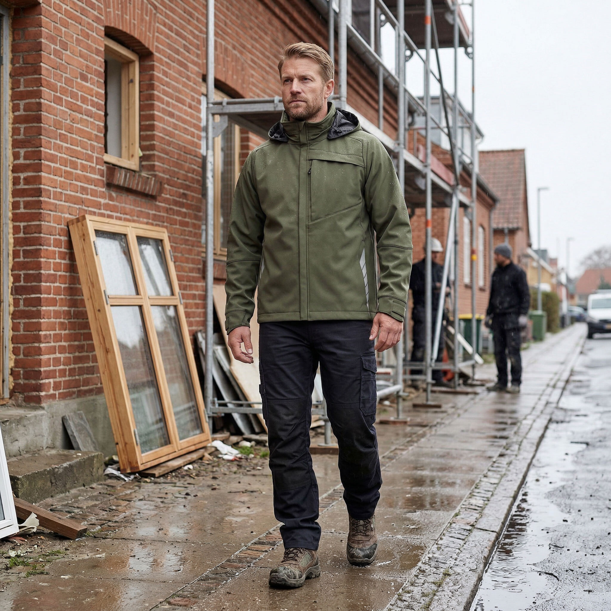 Mascot Hardwear softshell jacket, Moss green