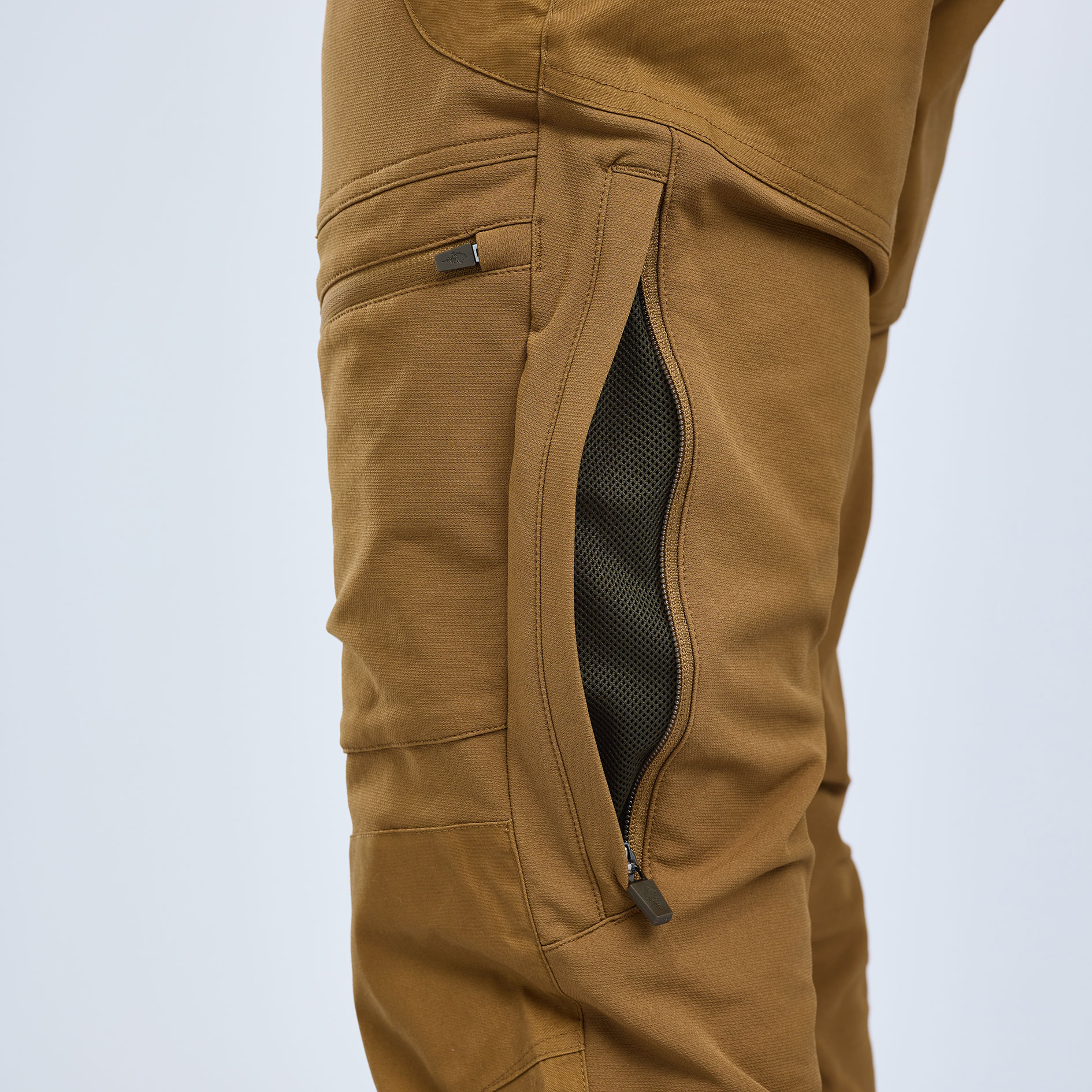 Pinewood Finnveden Hybrid bukser, Dark Sandstone, large image number 5