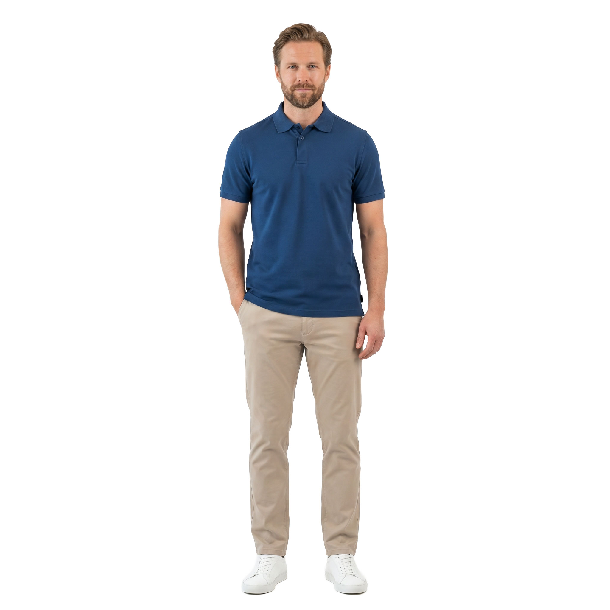 Nimbus Play Bayfield Polo T-shirt, Indigobl&aring;, large image number 2