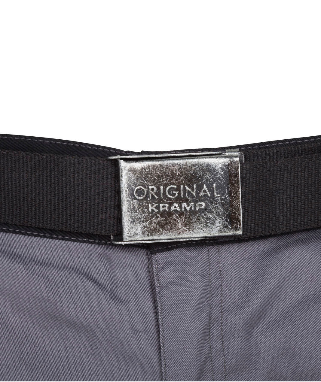Kramp Original Light work trousers with belt, Grey/Black, large image number 4
