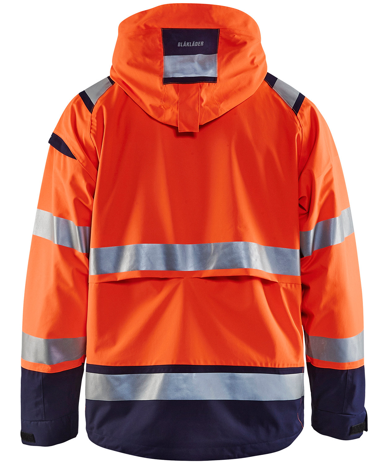 Bl&aring;kl&auml;der Shelljacke, Hi-vis Orange/Marine, large image number 2