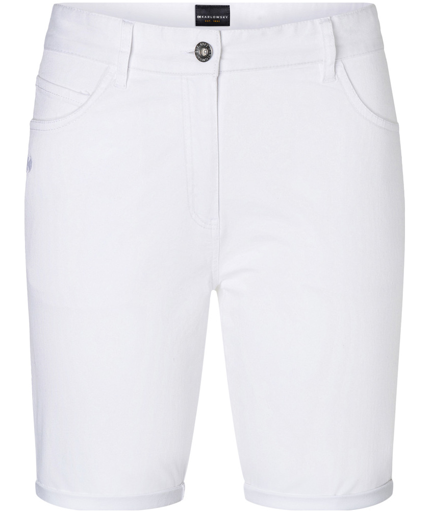 Karlowsky Classic-stretch shorts, White