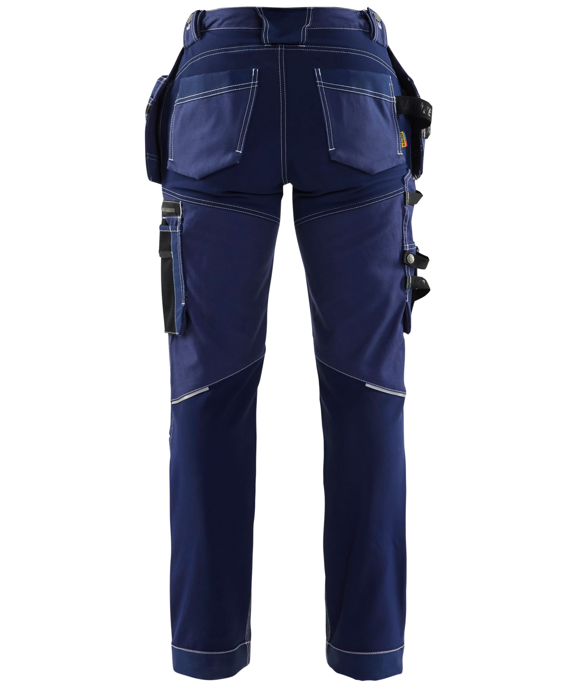 Bl&aring;kl&auml;der hantverksbyxa dam, Marin