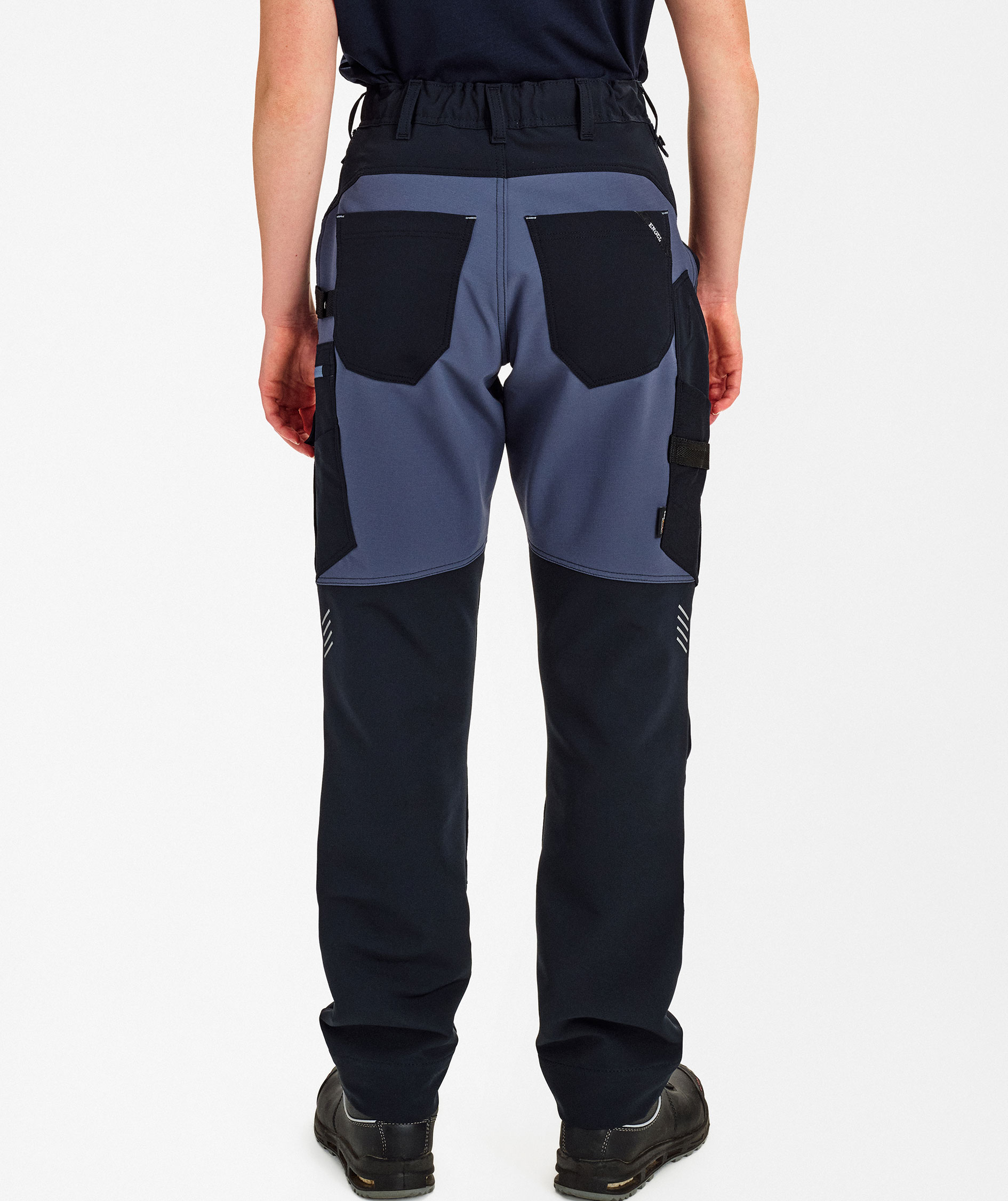 Engel Entire women's work trousers full stretch, Dark Blue/Dark Sea, large image number 3