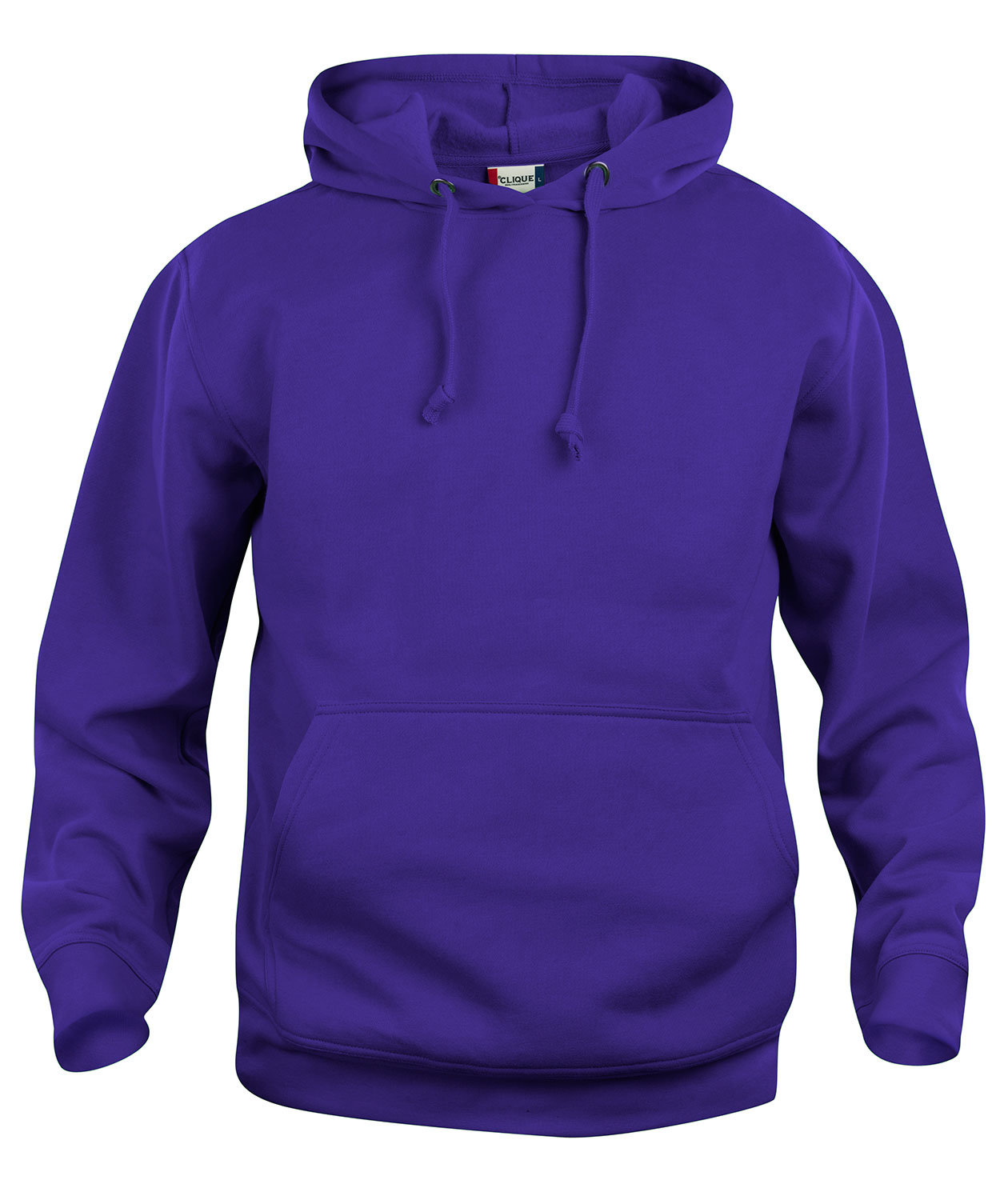 Clique Basic hoodie, Skarp Lila, Skarp Lila, swatch