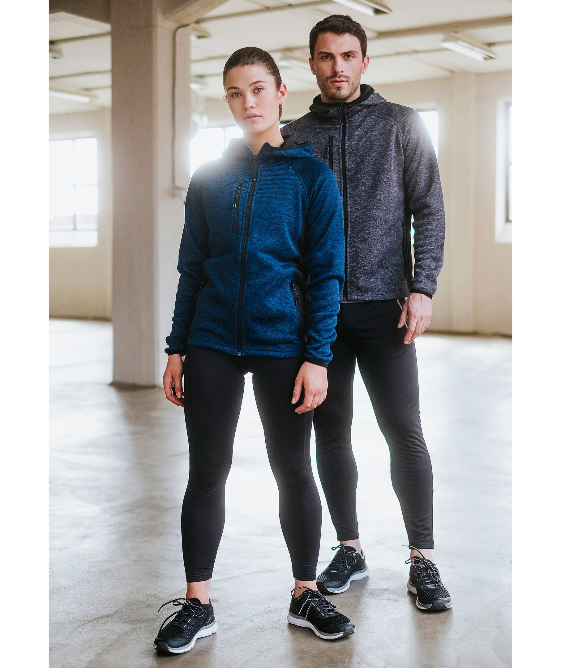 NYXX Essential fleece cardigan, Marinemeleret, large image number 3