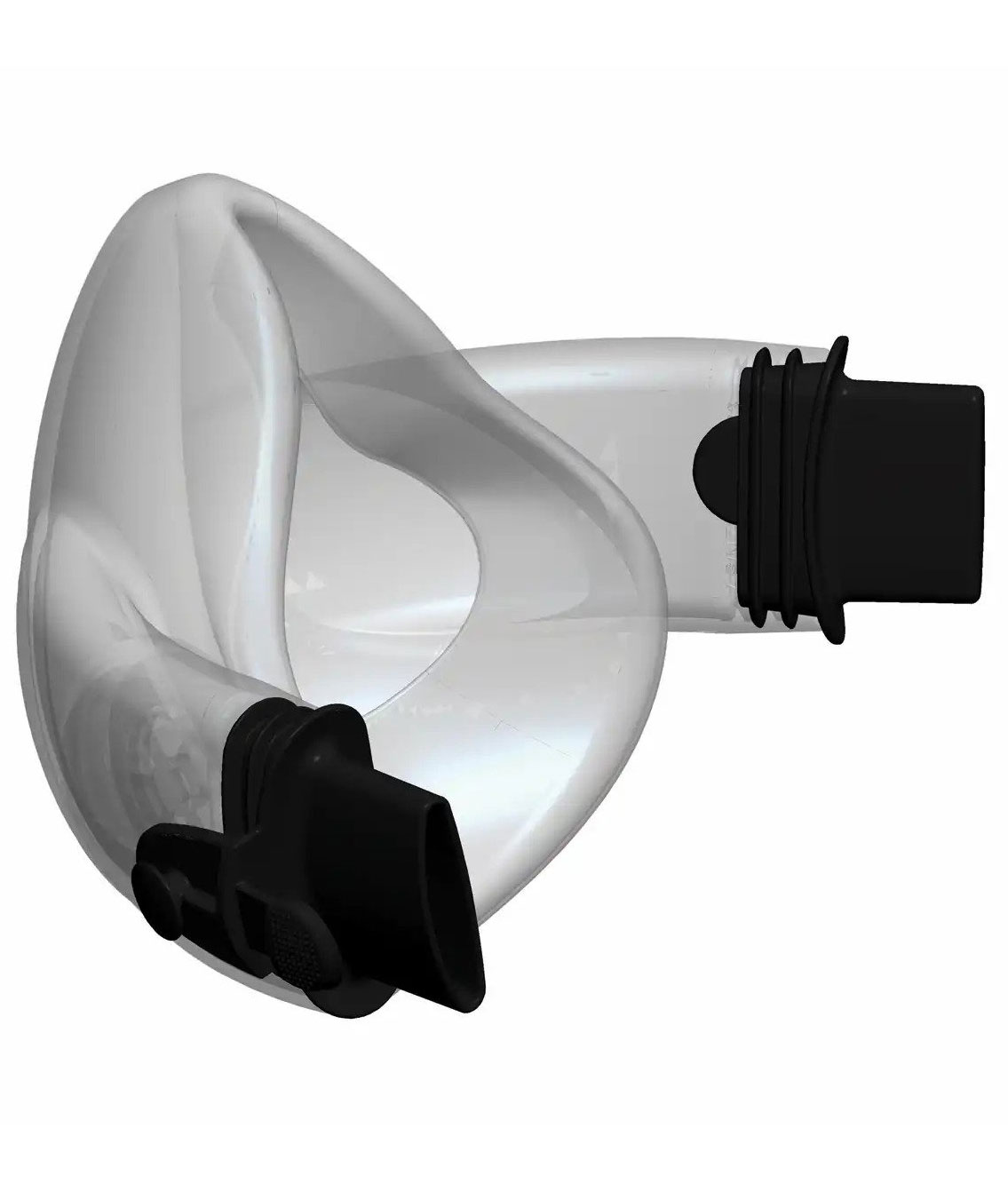 OS CleanSpace halvmaske, Vit