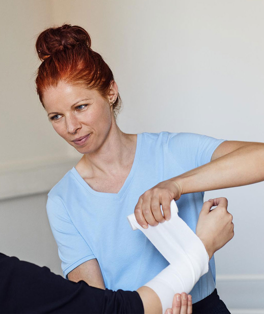 ID PRO wear CARE  T-shirt dam, Ljusbl&aring;, large image number 6