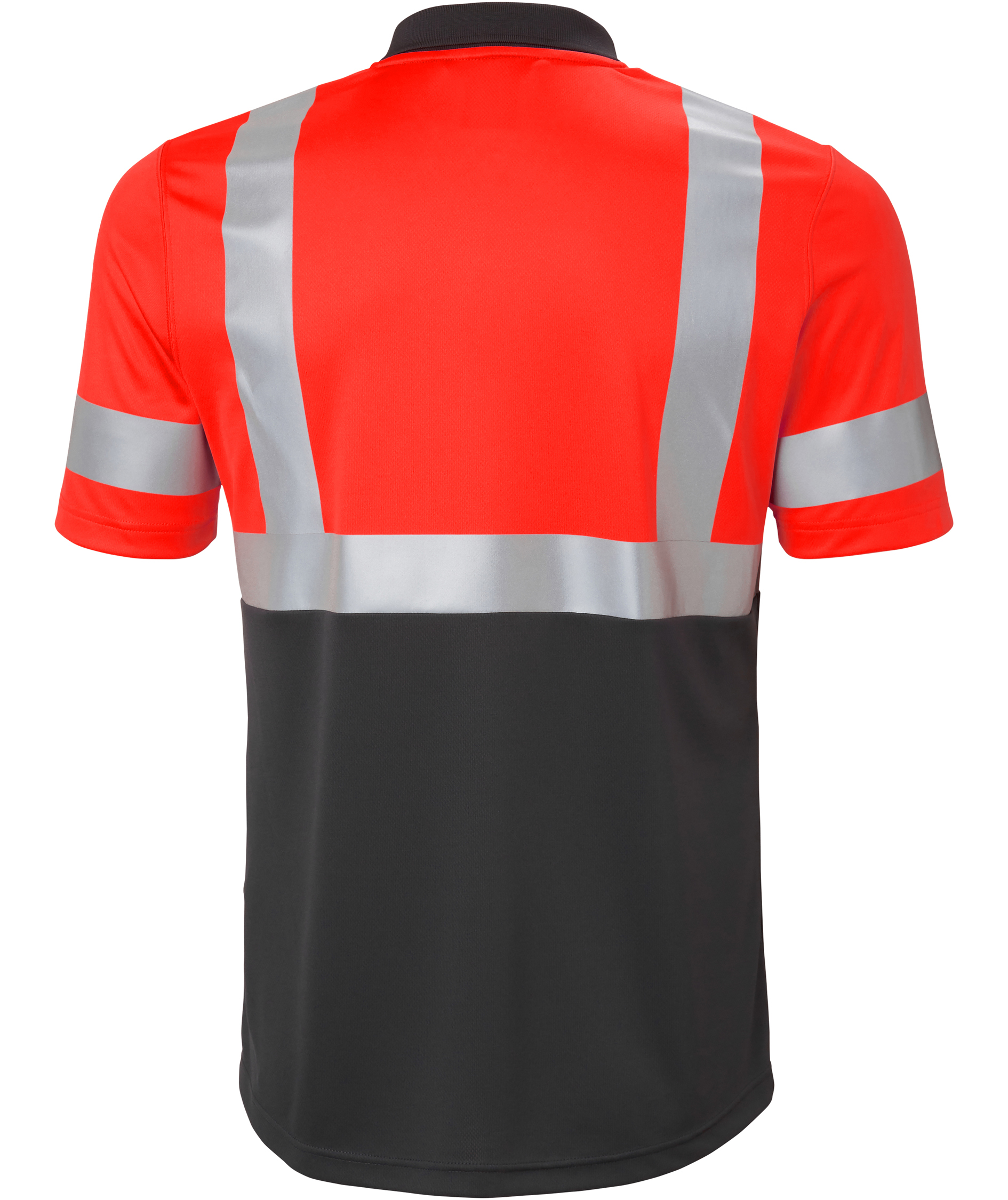 Helly Hansen Addvis polo T-shirt, Varsel R&ouml;d/Ebony, large image number 1