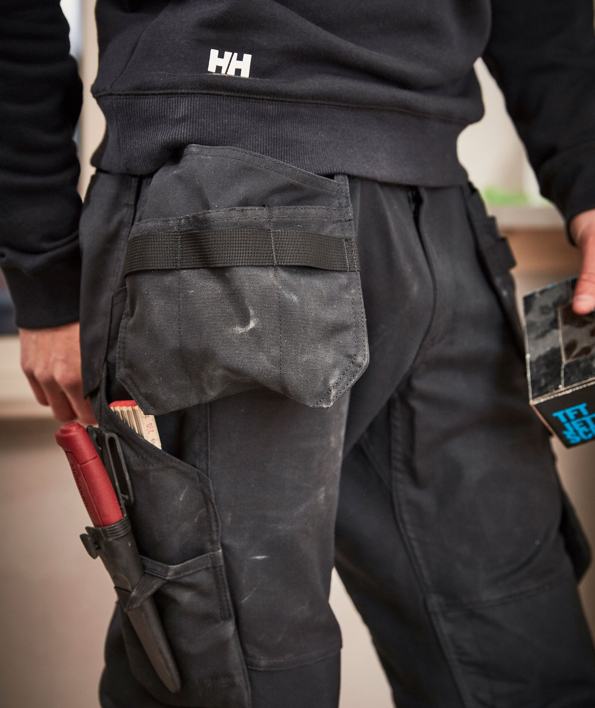 Helly Hansen Oxford Handwerkerhose, Schwarz, large image number 2