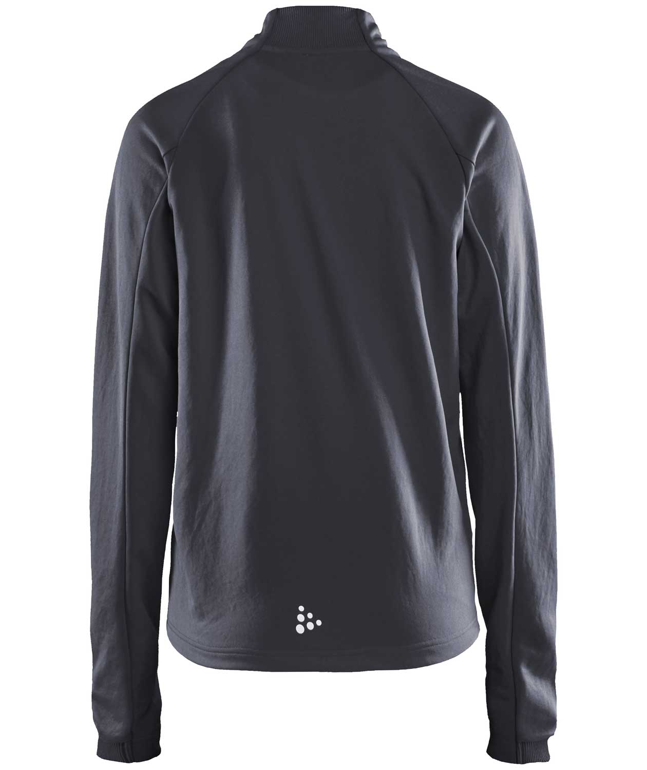 Craft Evolve Full Zip sweatshirt til b&oslash;rn, Asphalt, large image number 2