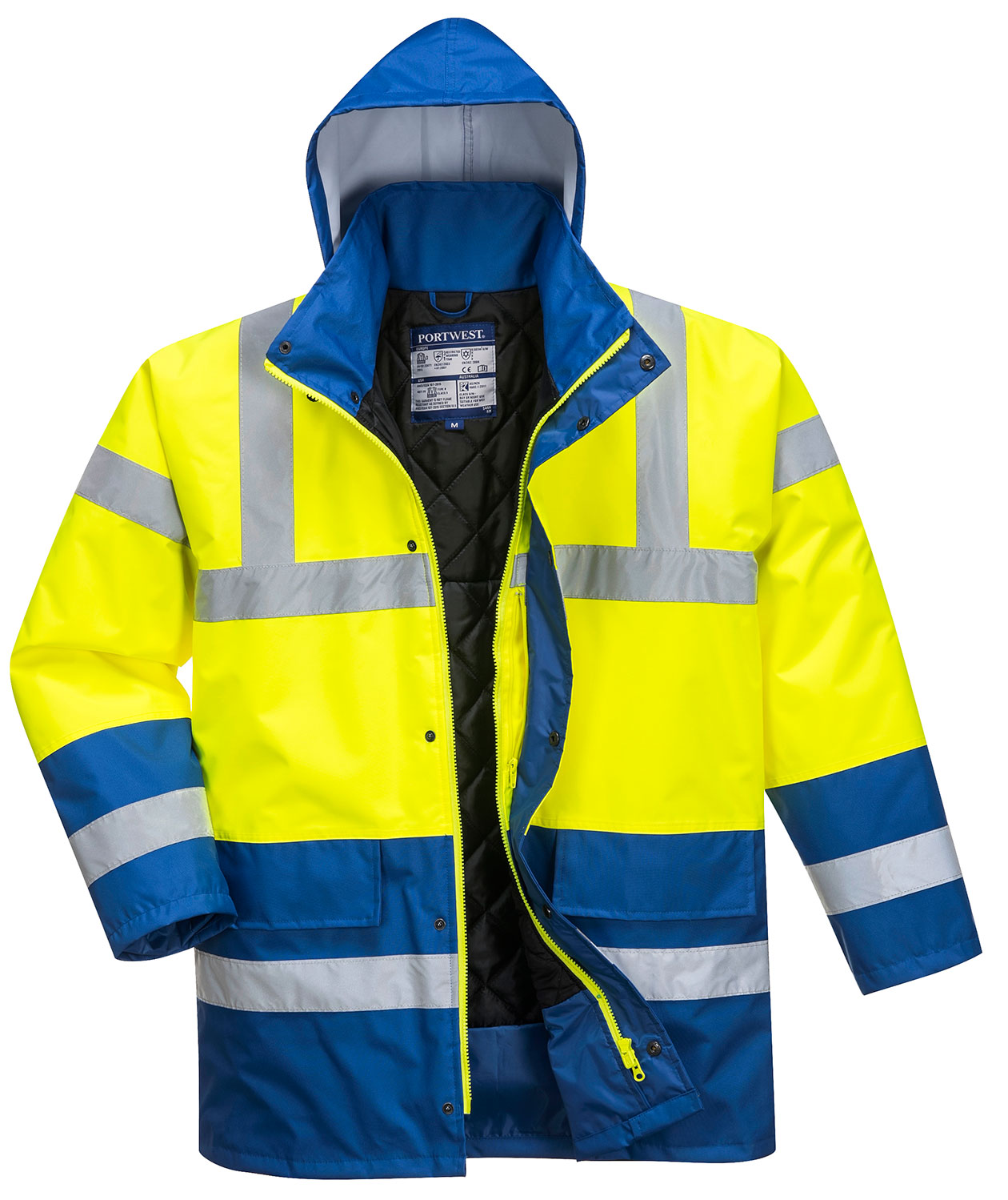 Hi-Vis Gul/Kongebl&aring;