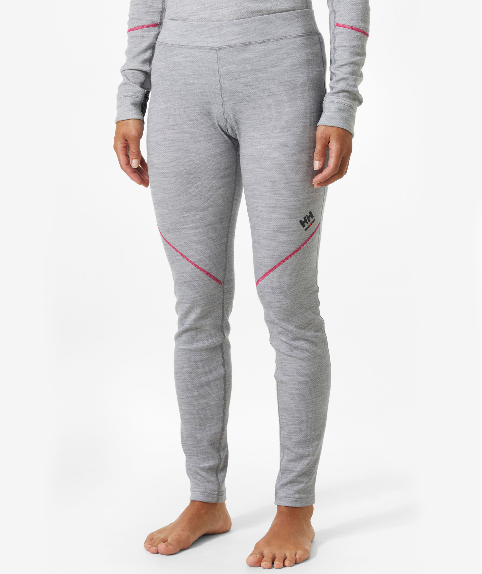 Helly Hansen Lifa Merino underst&auml;llsbyxor med merinoull dam, Grey melange