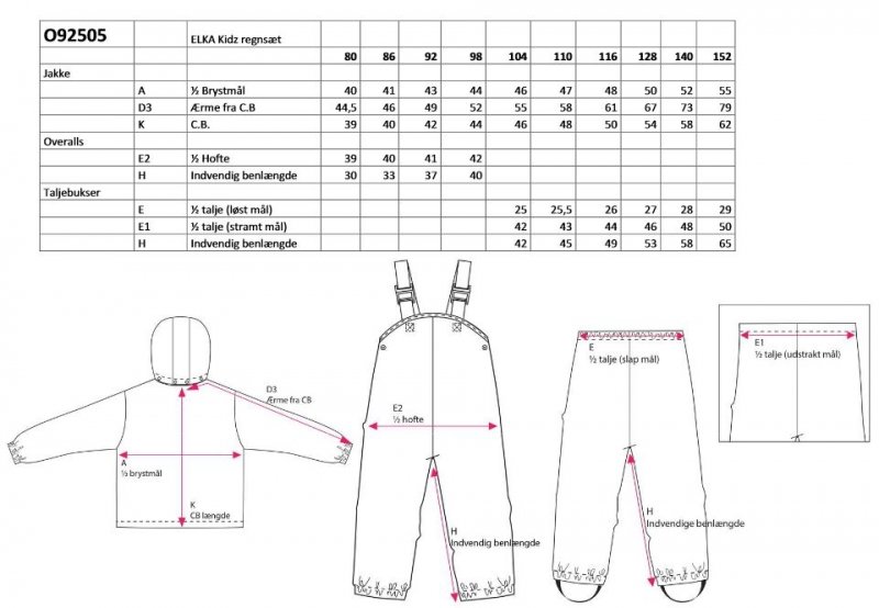 ELKA Elements PU regnst&auml;ll barn, Marinbl&aring;