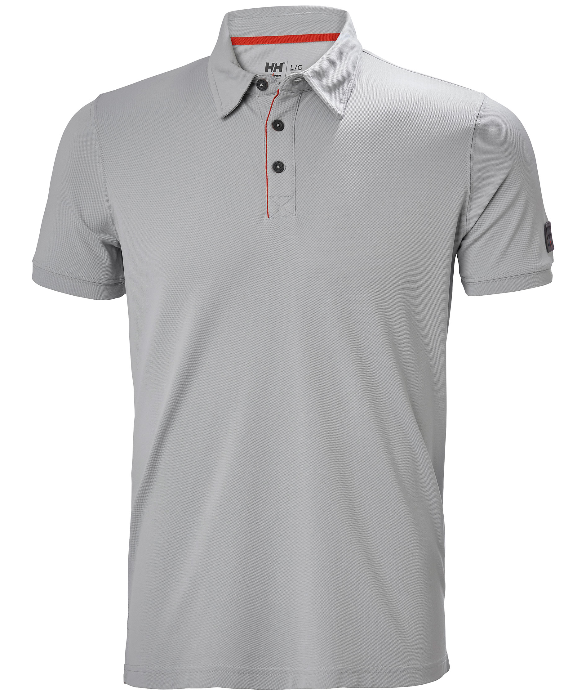 Helly Hansen Kensington Tech polo T-shirt, Mid Grey, Mid Grey, swatch
