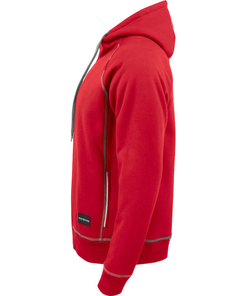 ProJob sweatjakke 2130, R&oslash;d, large image number 2