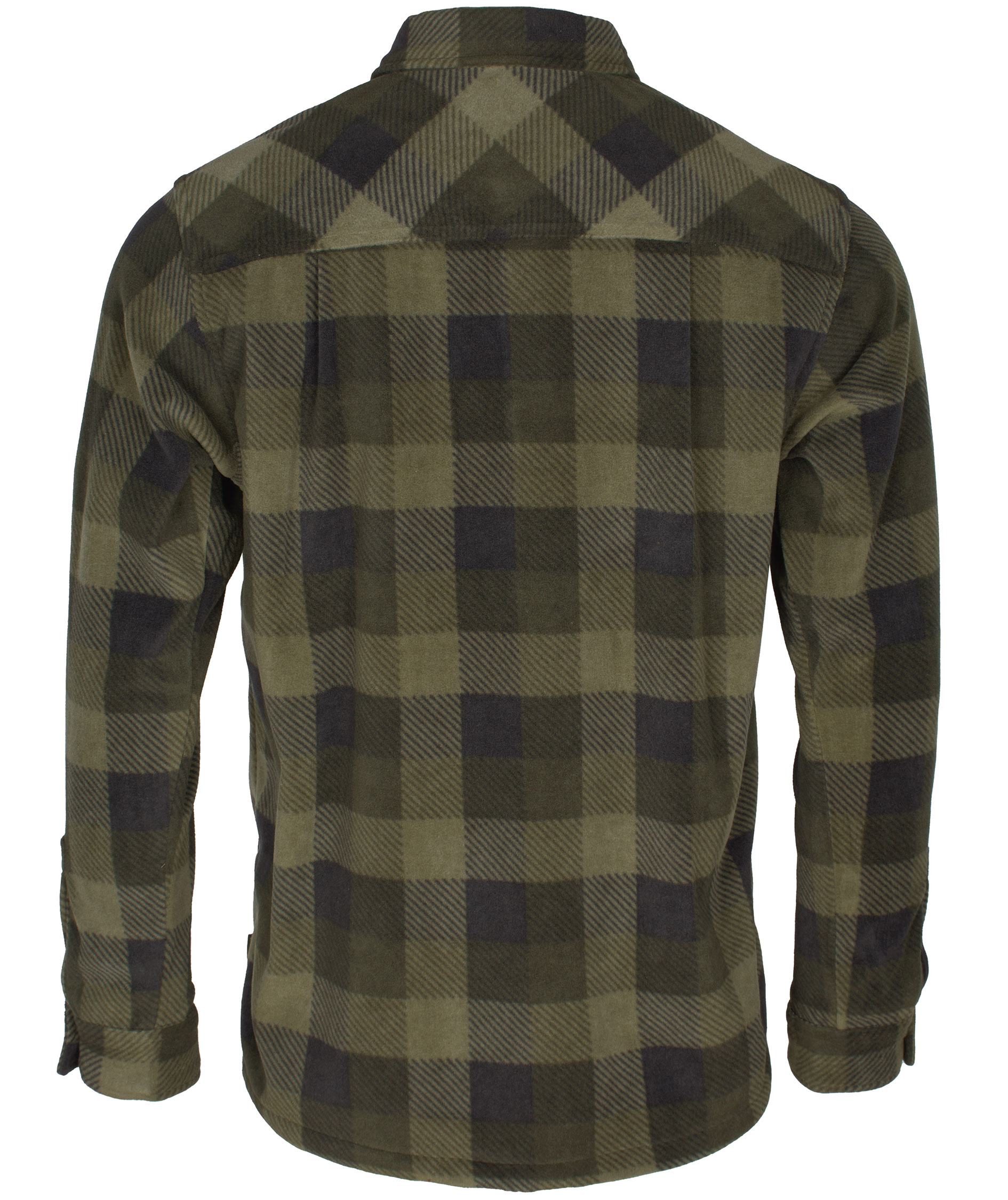 Pinewood Canada fleeceskjorte, Gr&oslash;n/Sort