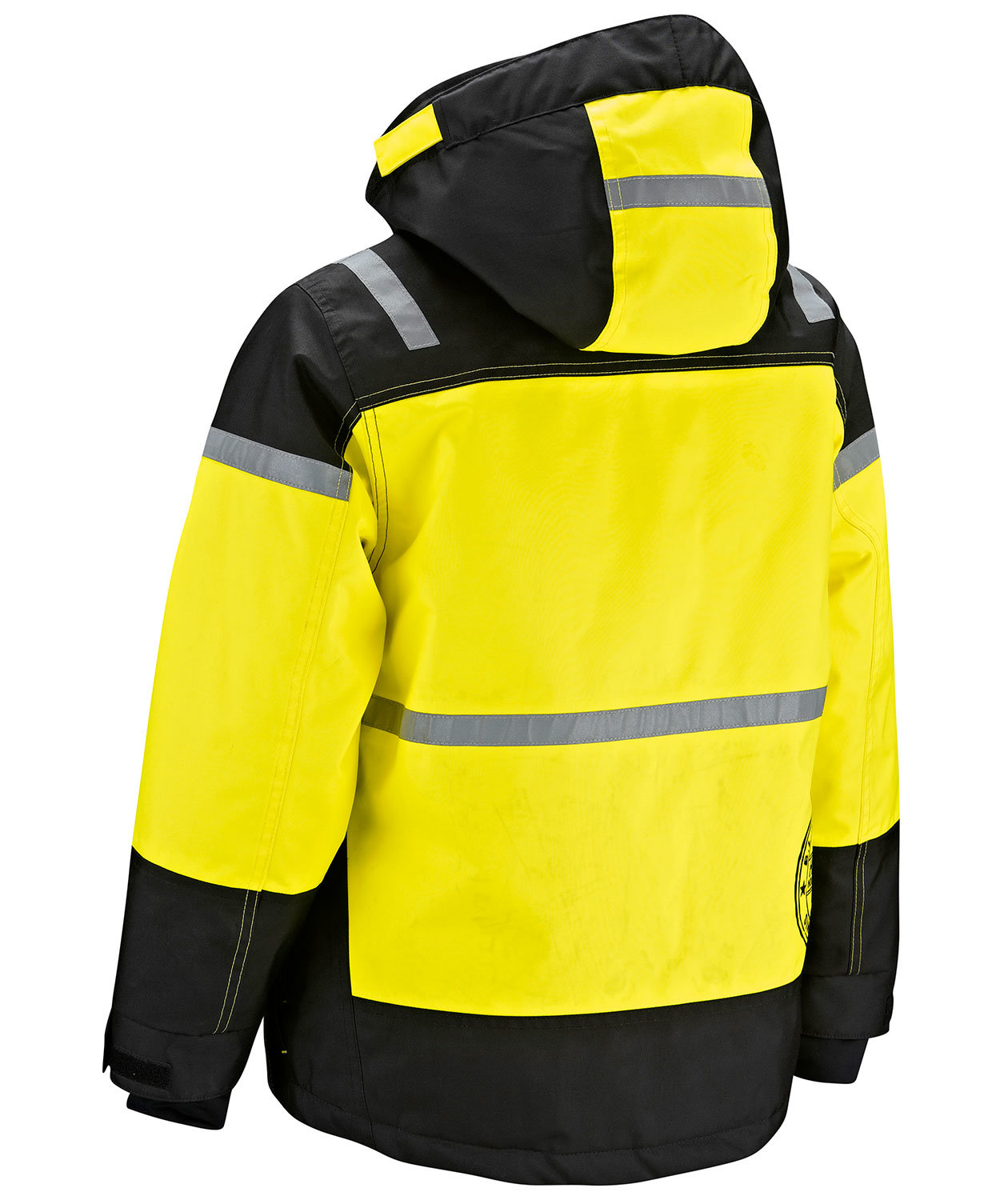 Bl&aring;kl&auml;der vinterjacka till barn, Svart/Gul