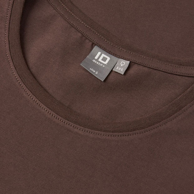 ID dame T-skjorte stretch, Mocca, large image number 3