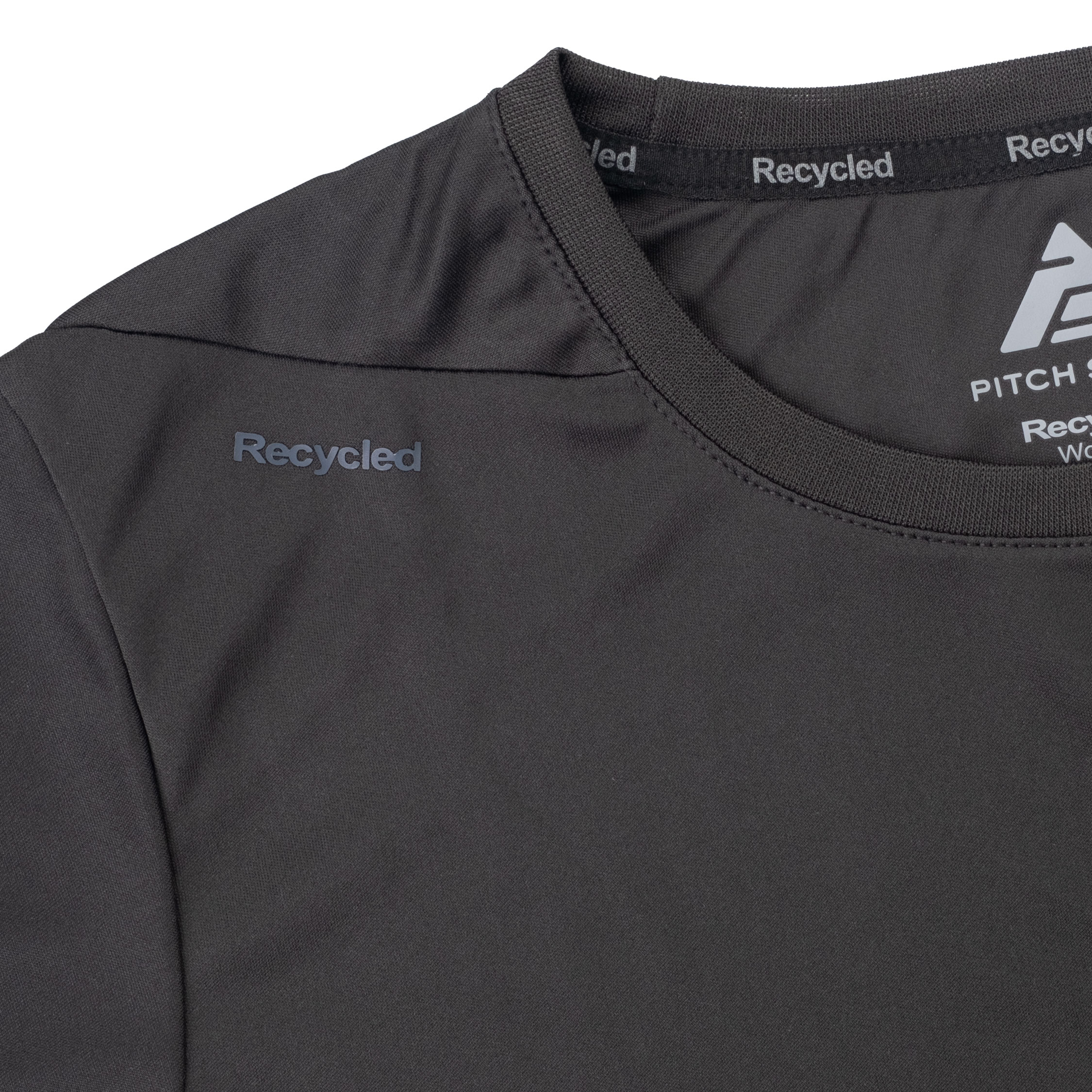 Pitch Stone Recycle T-shirt dam, Black, large image number 3