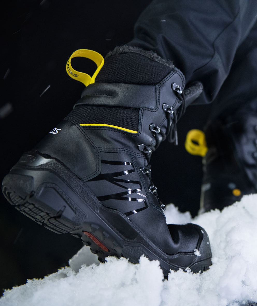 Jalas 2808 Gran Premio Ice Track 2 skyddsst&ouml;vlar S3S, Svart