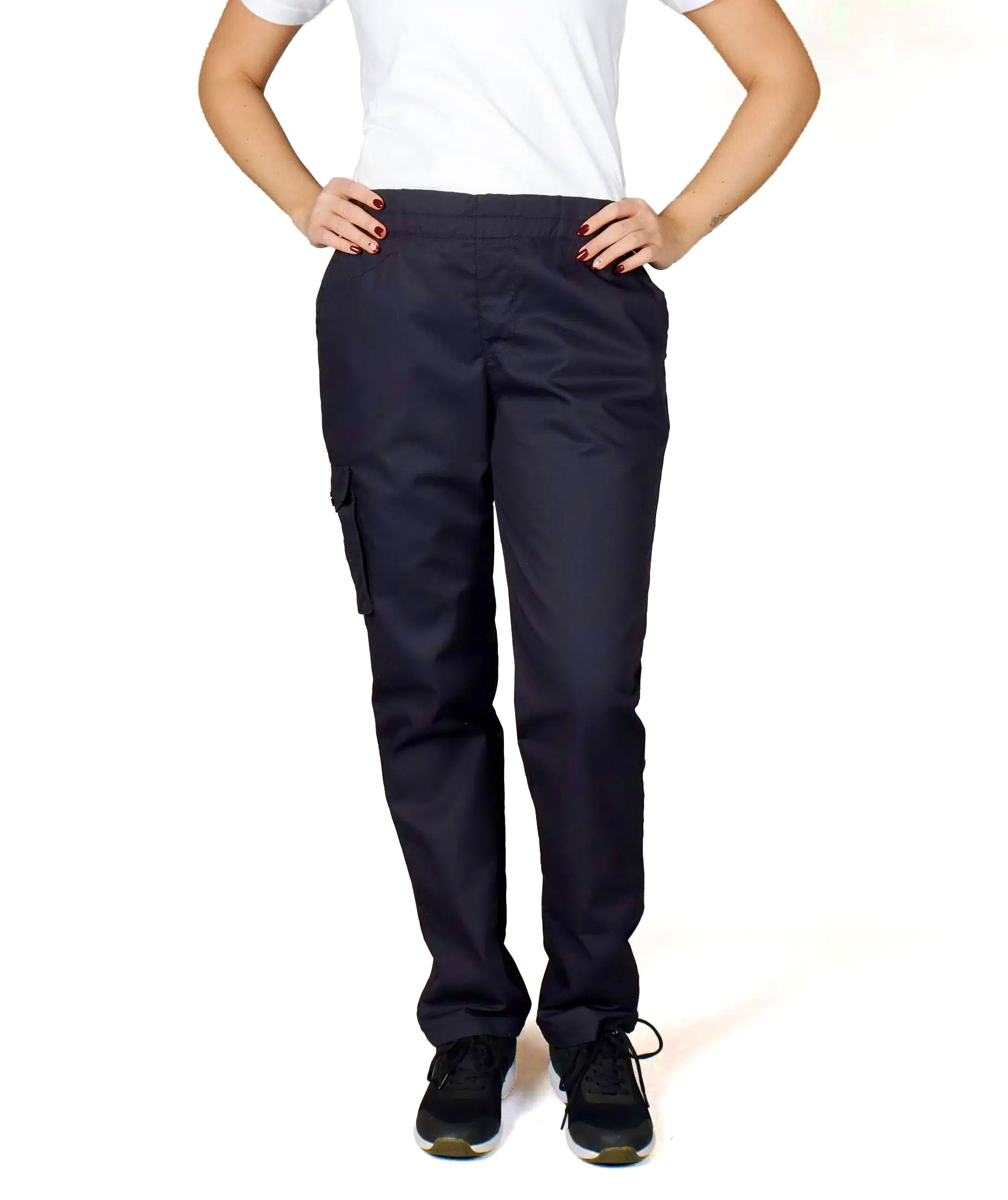 Nybo Workwear Perfect Fit pull-on chinos leg length 82 cm, Navy