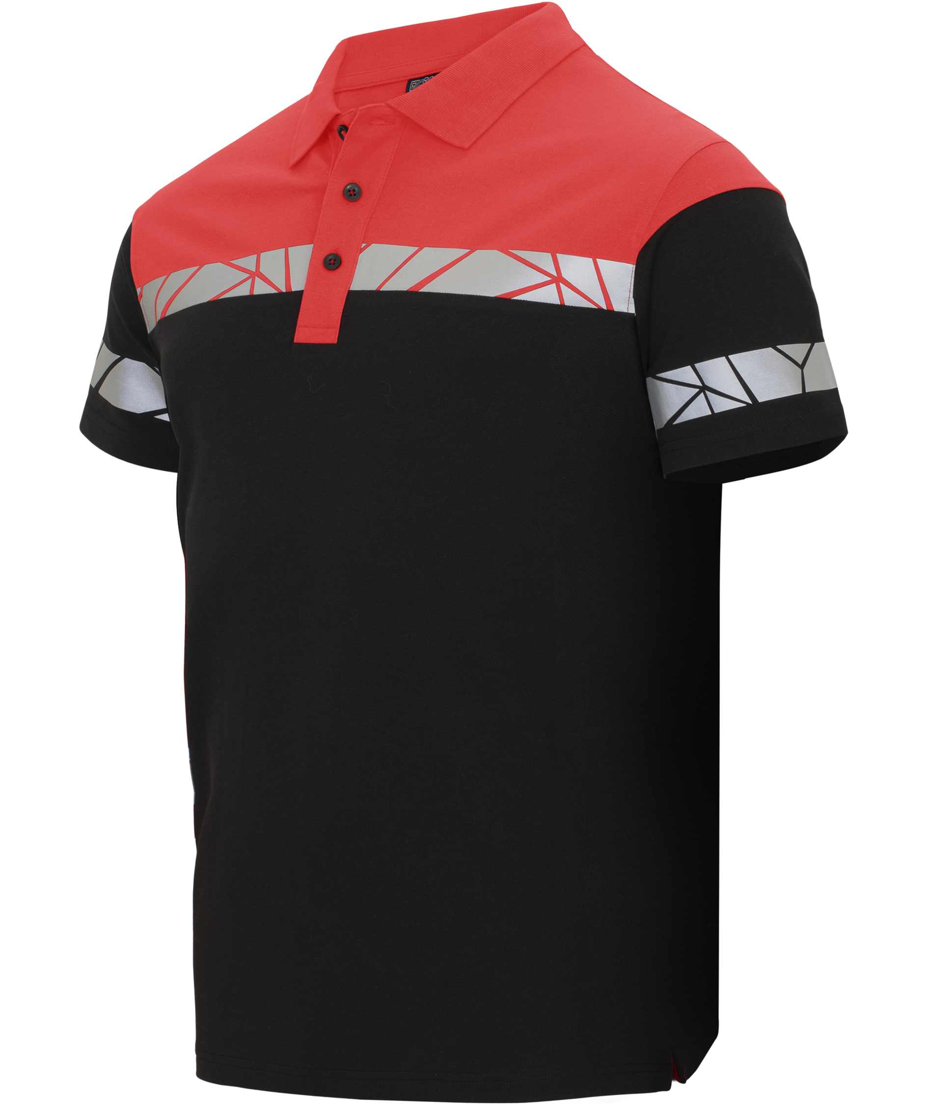 ProJob polo shirt 7003, Black/Red, large image number 4