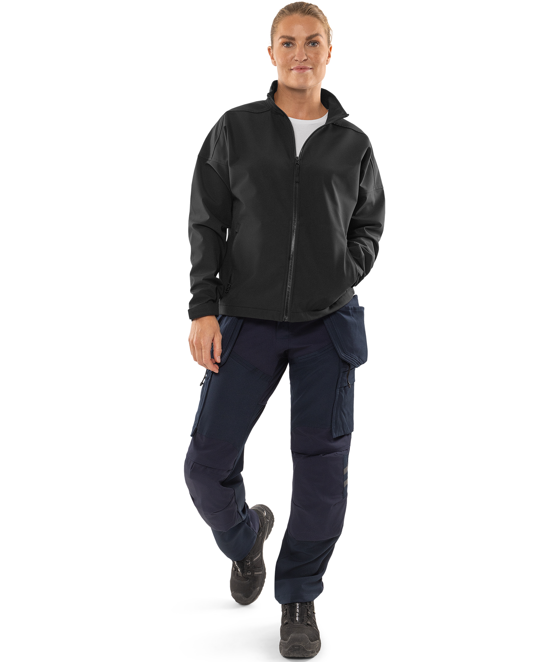 Fristads women's softshell jacket, Dark Marine Blue, large image number 6