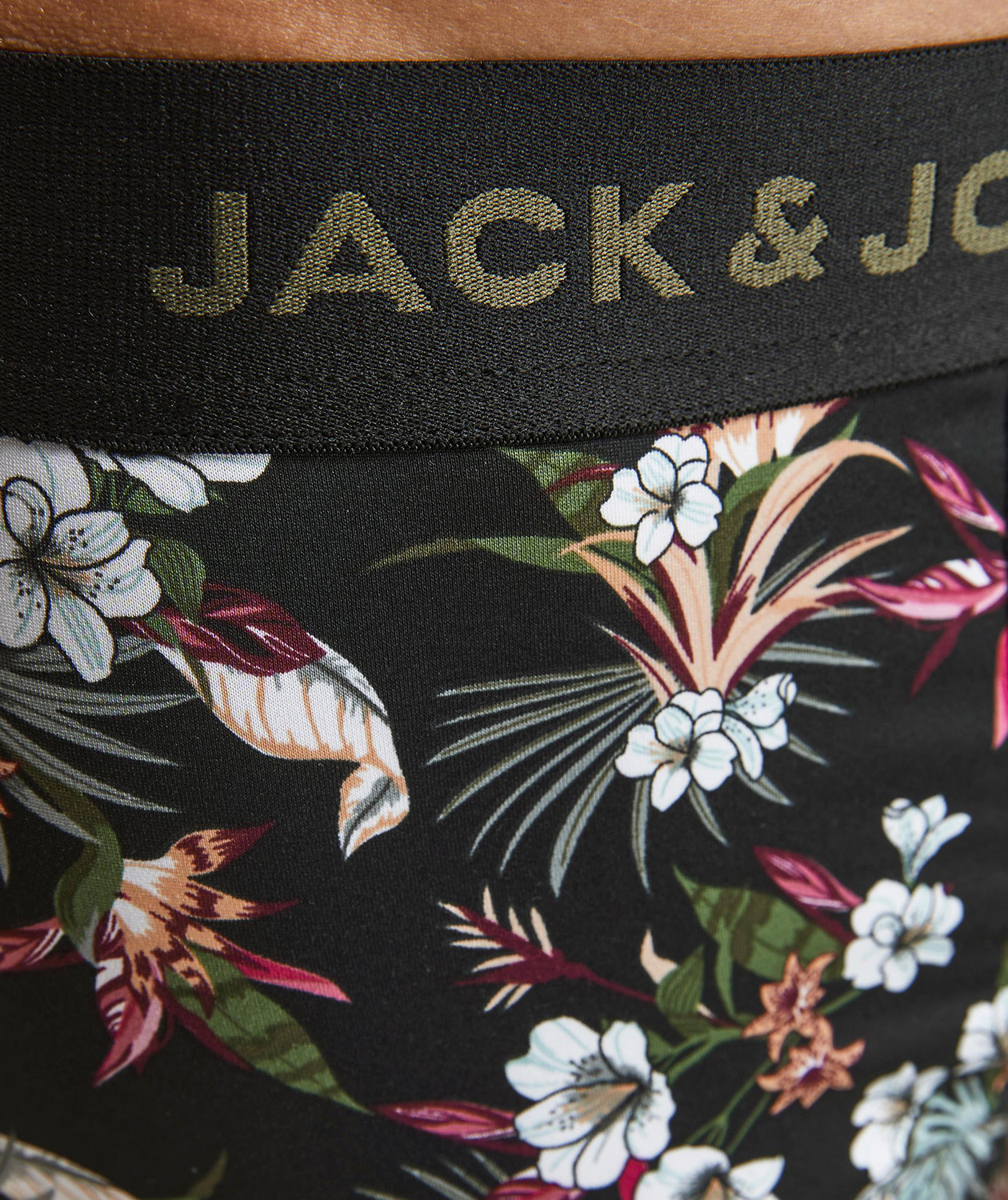 Jack & Jones JACFLOWER 3-pak boxershorts, Sort, large image number 3