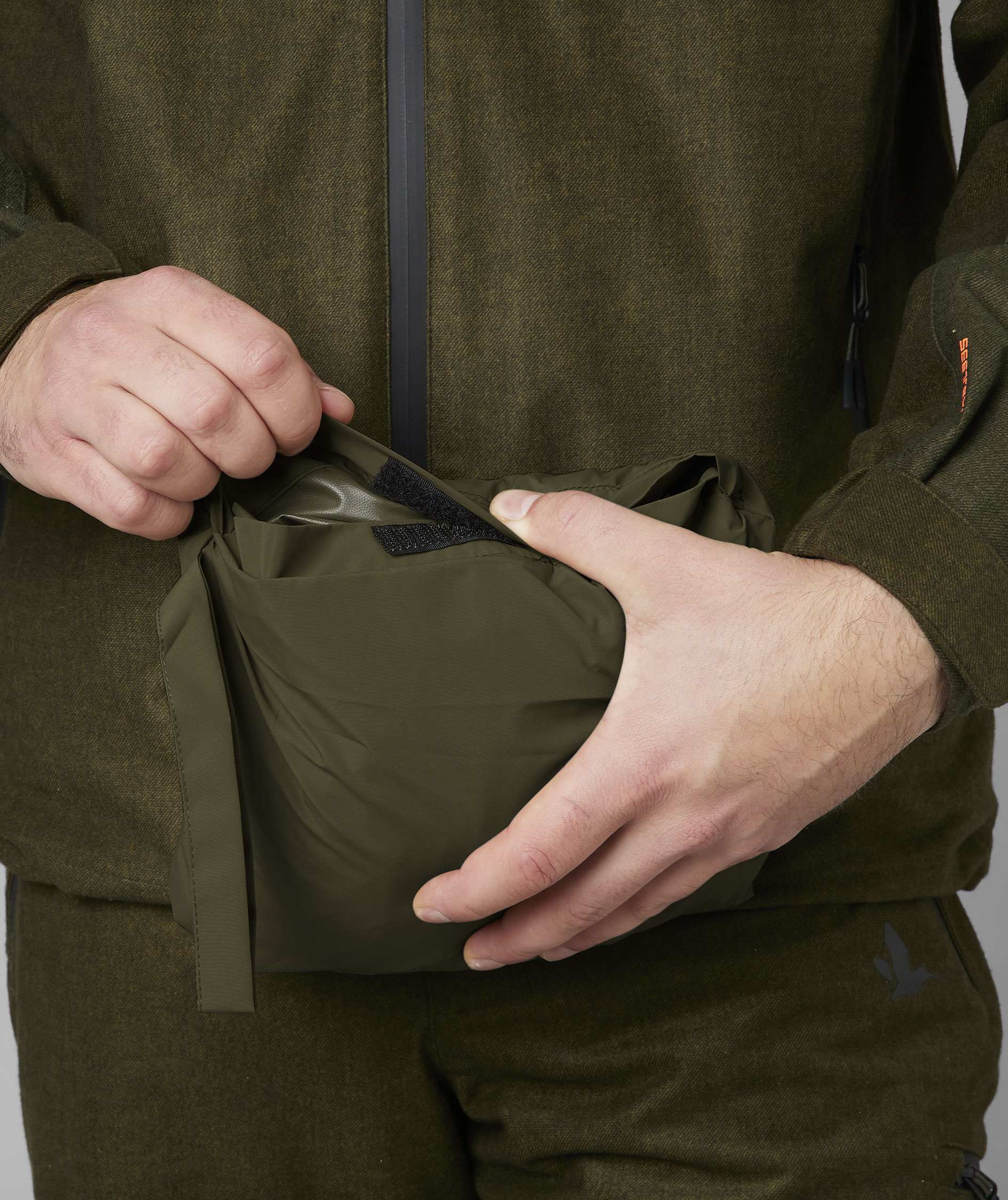 Seeland Taxus regnponcho, Pine green, Pine green, large image number 7