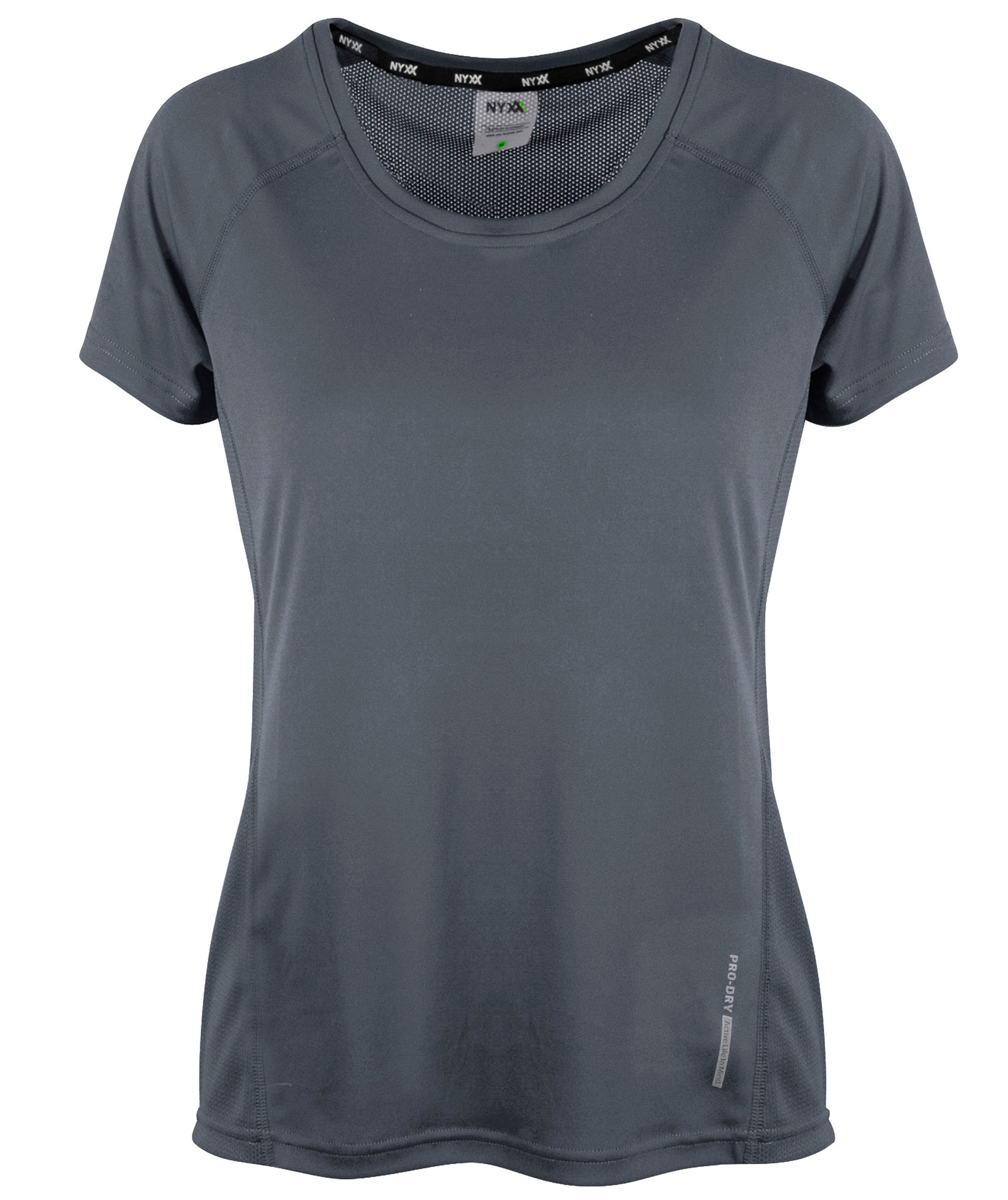 NYXX Run dame T-shirt, Carbon