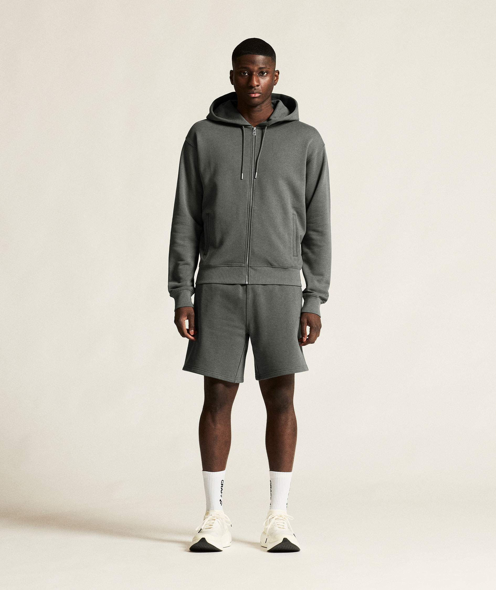 Craft Frequent hoodie med dragkedja, Lava, large image number 8